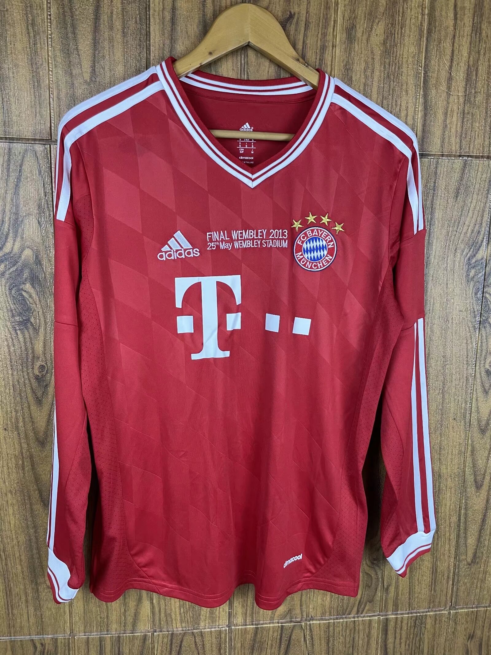 13/14 Bayern Munich Home Retro Jersey Long Sleeve - leoleo123123