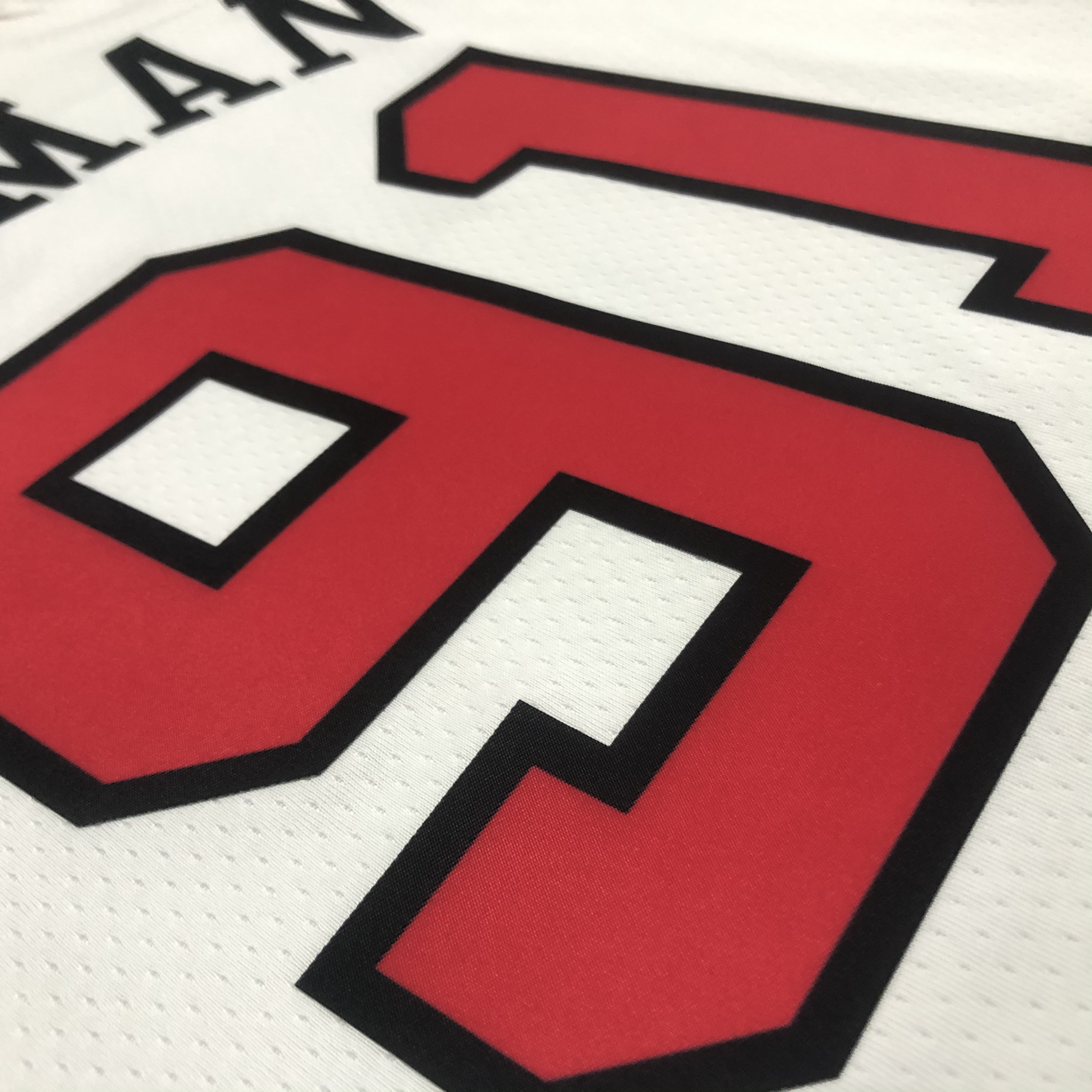 NBA Men 75th Anniversary Chicago Bulls White #91 RODMAN Jersey High Quality Name and Number Print - leoleo123123