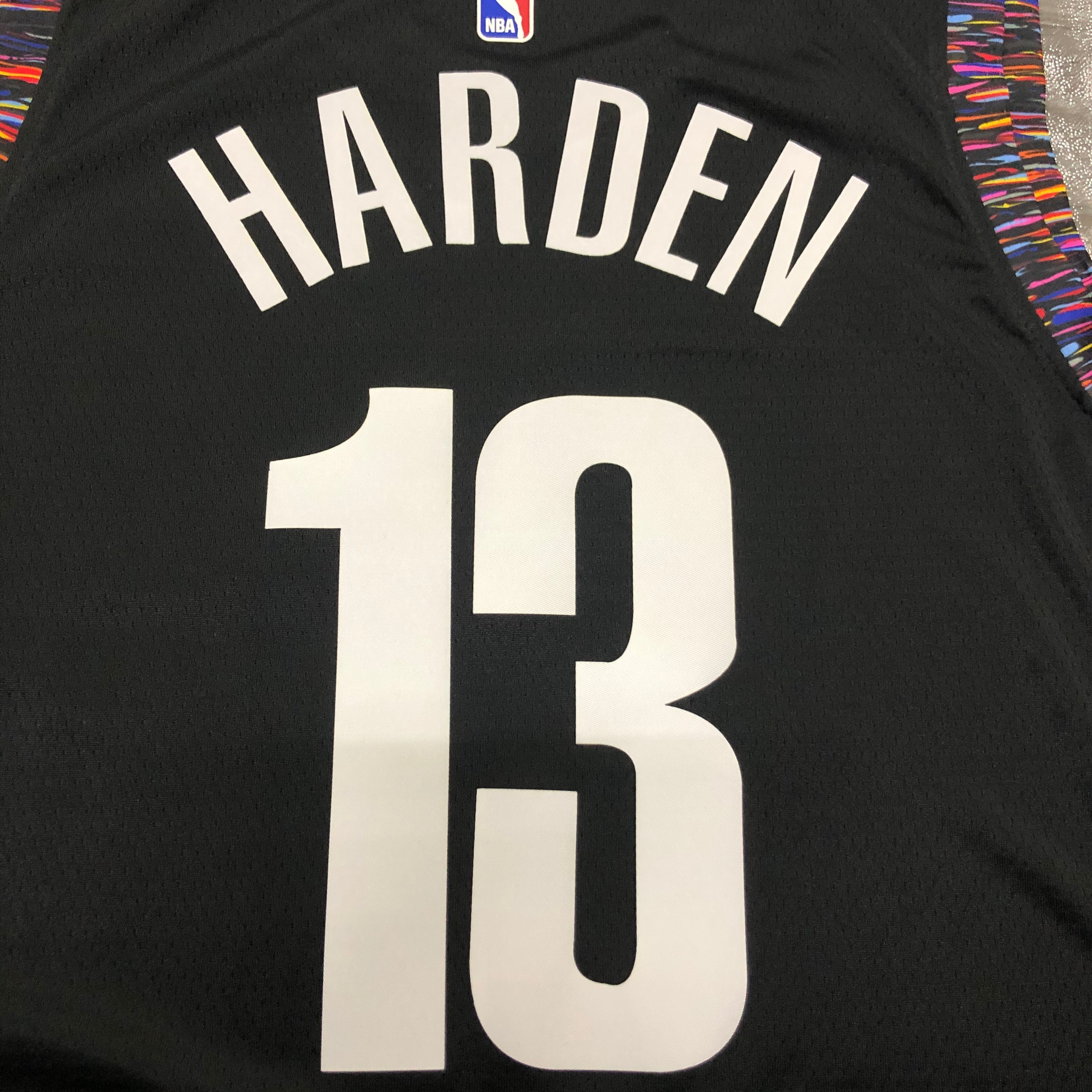 NBA Men New Brooklyn Nets Black City #13 HARDEN Jersey High Quality Name and Number Print - leoleo123123