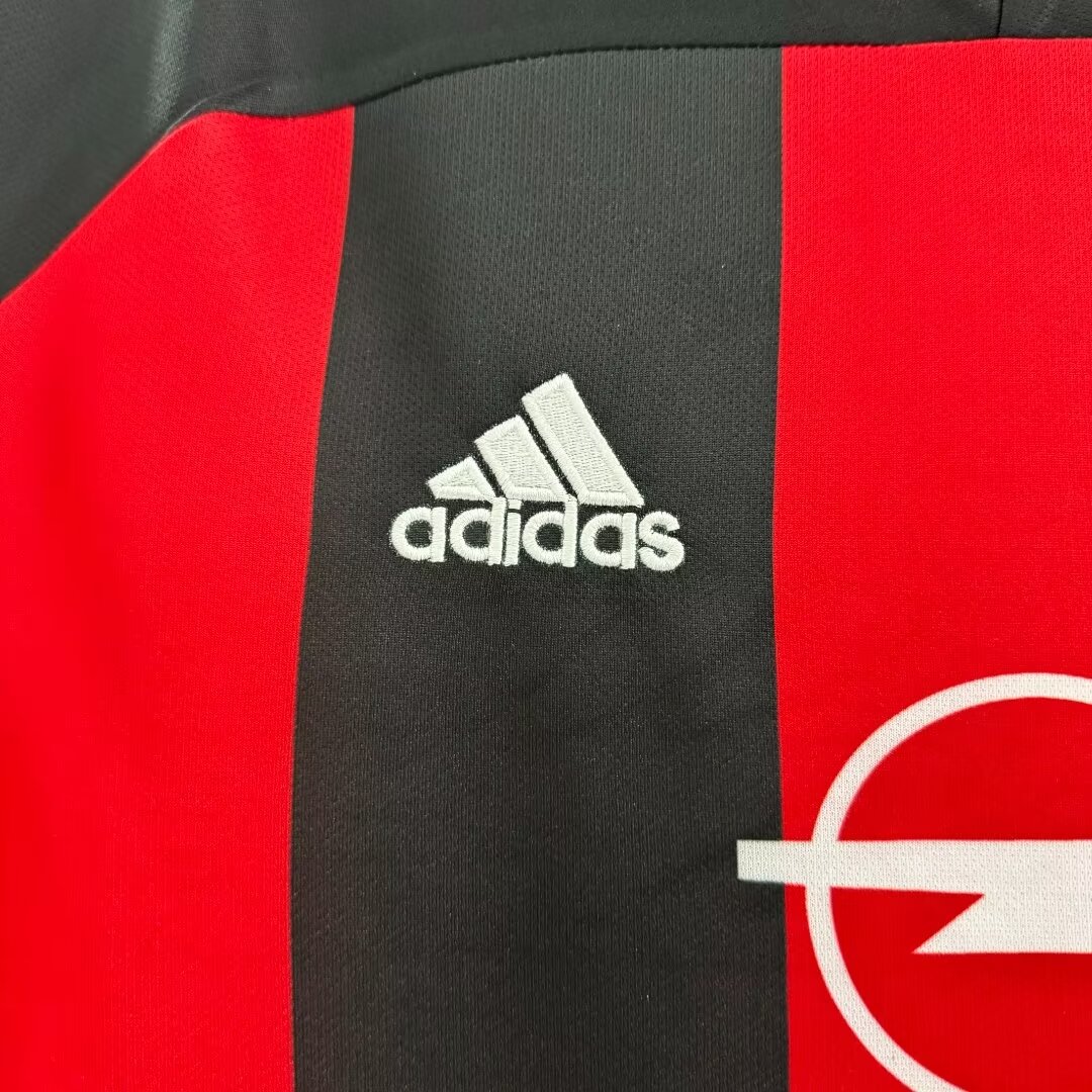 00/02 AC Milan Home Retro Jersey - leoleo123123