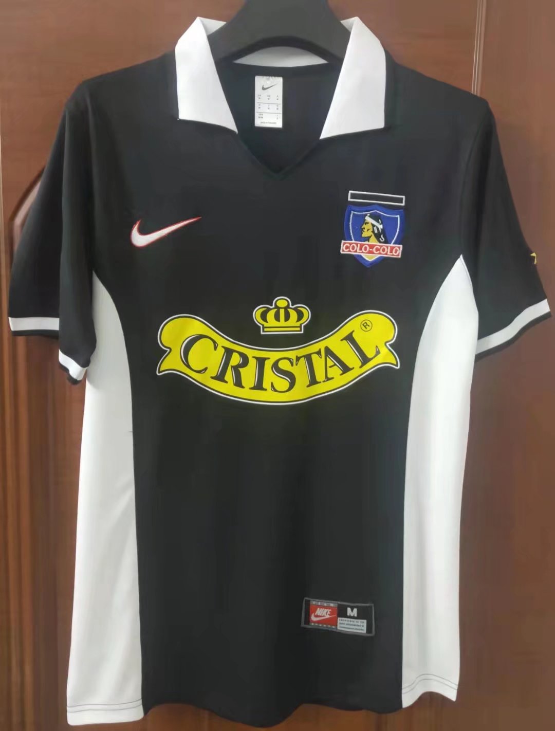 95/97 Colo-Colo Away Black Retro Soccer Jersey - leoleo123123