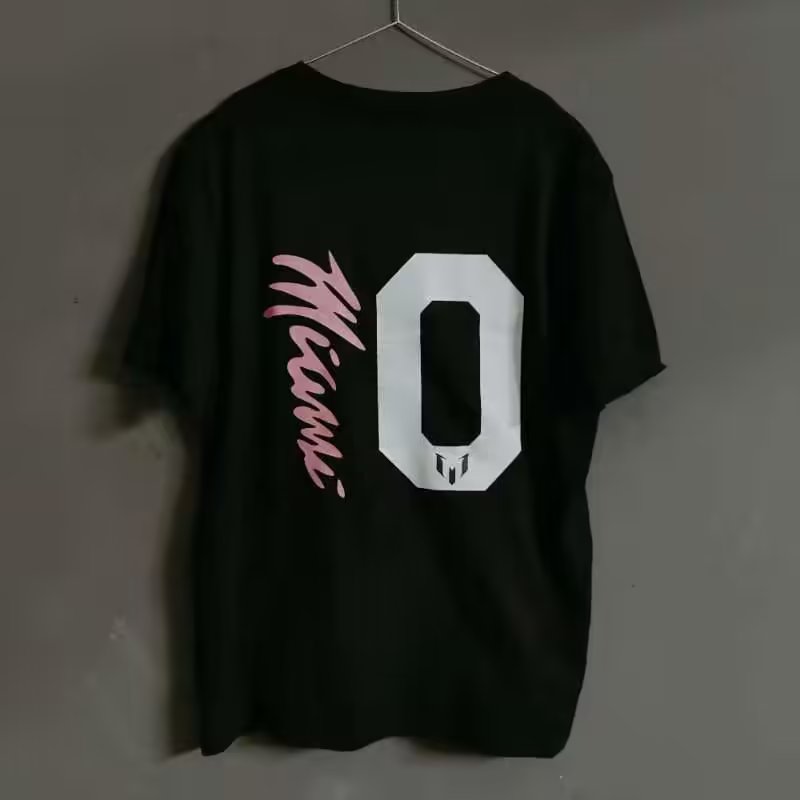 23-24 Miami T-shirt Black Color - leoleo123123