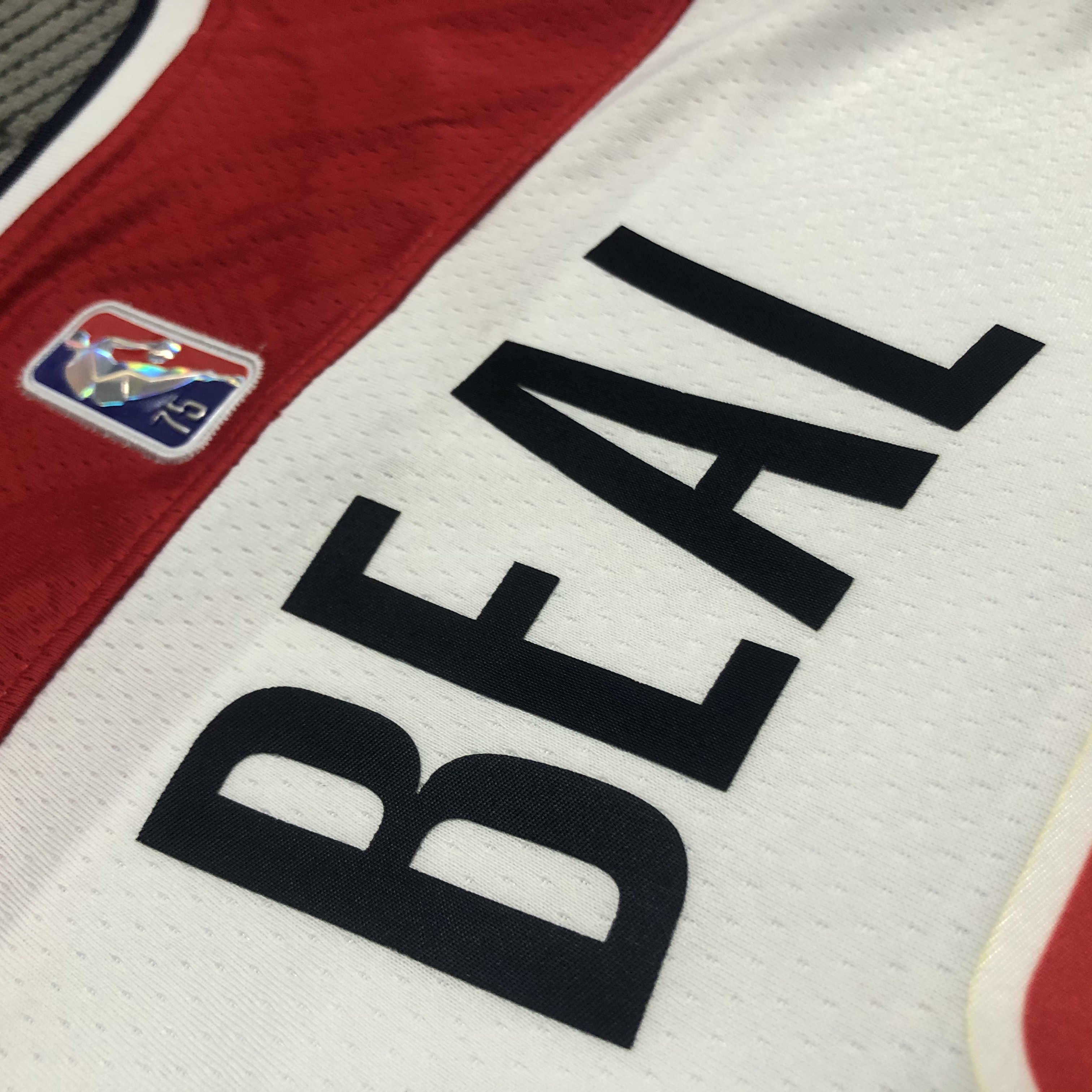 NBA 75th Anniversary Men Washington Wizards White #3 BEAL Jersey High Quality Name and Number Print - leoleo123123