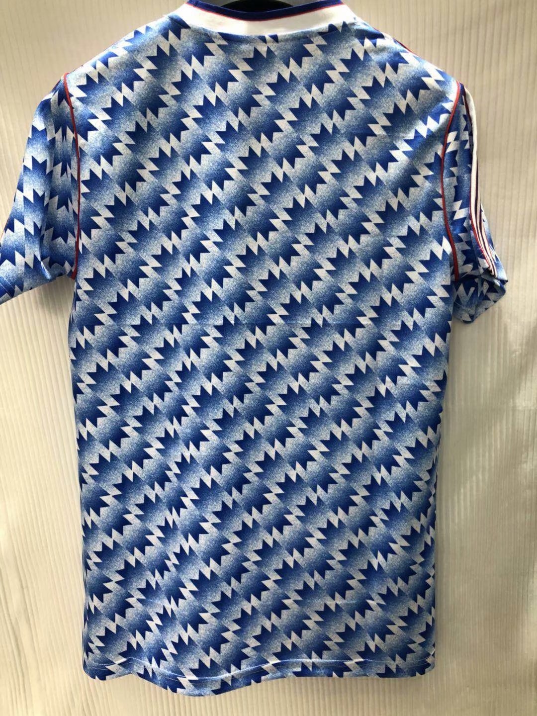 90-92 Man United Away Retro Jersey - leoleo123123