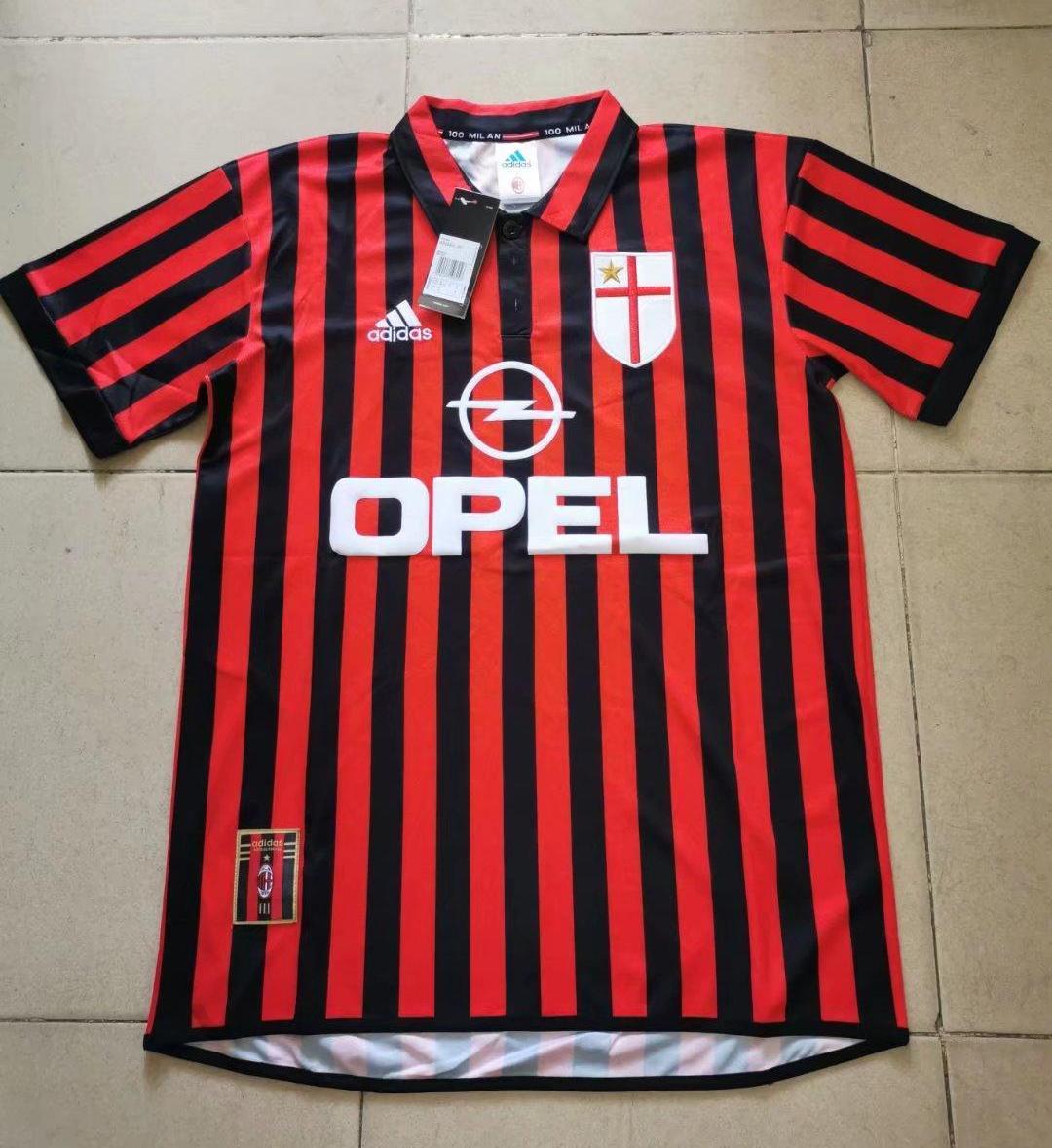 1999-2000 AC Milan Home Retro Jersey - leoleo123123