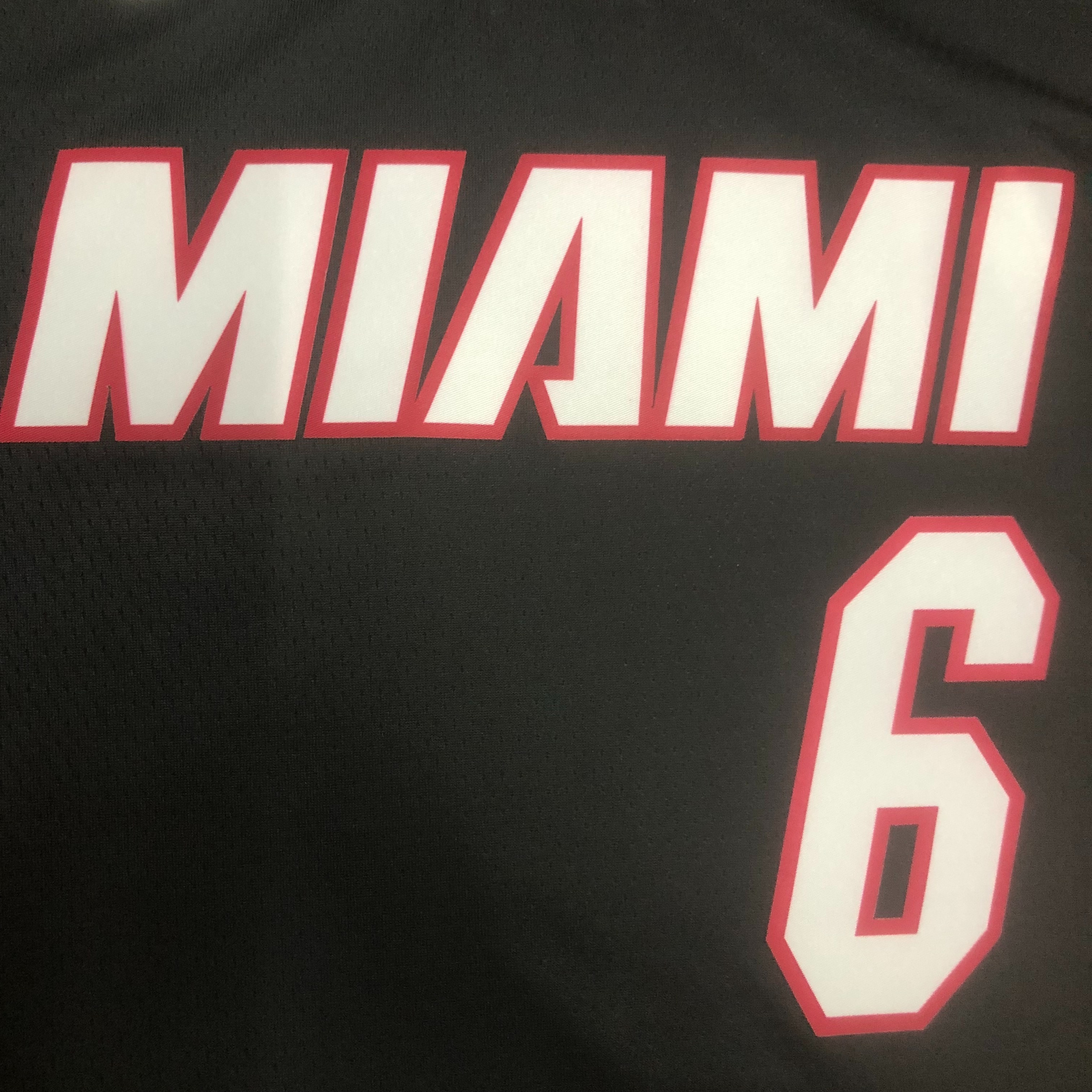 NBA Men Season 2023 Miami Heat Black #6 JAMES Jersey High Quality Name and Number Print - leoleo123123