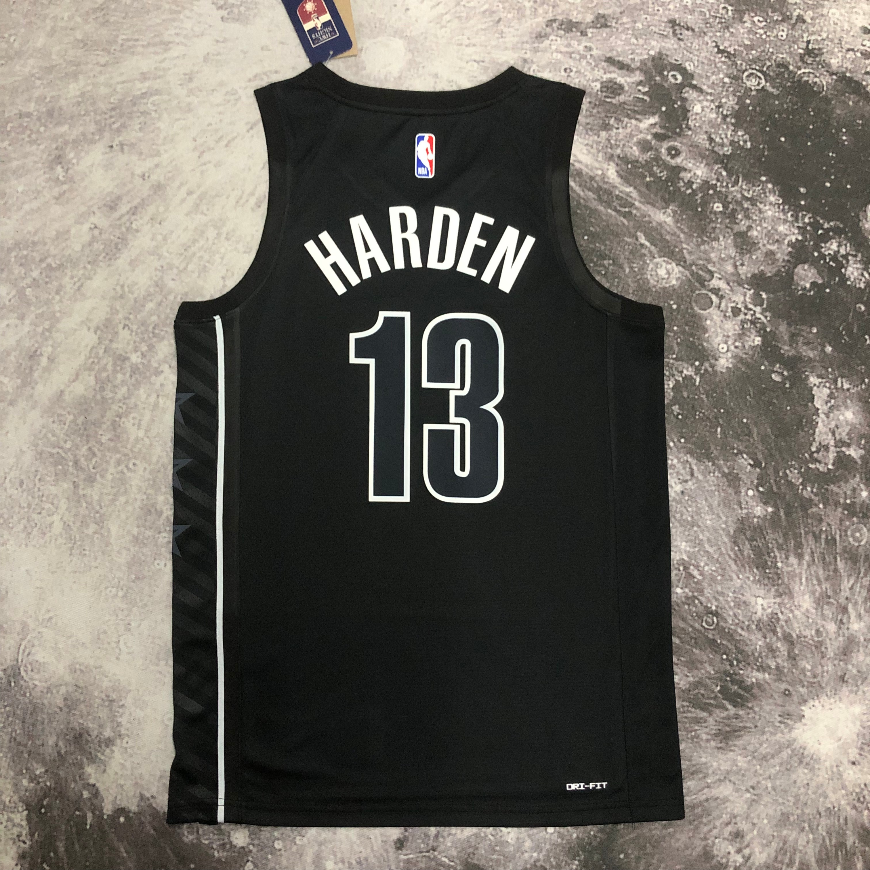 NBA Men 2023 Brooklyn Nets Black with Jordan Logo #13 HARDEN Jersey High Quality Name and Number Print - leoleo123123