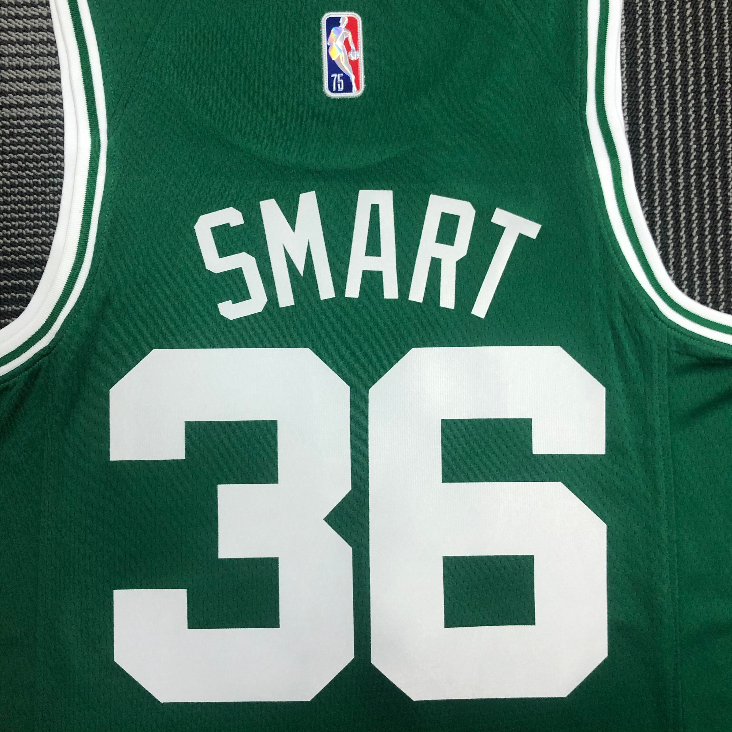 NBA 75th Anniversary Boston Celtics Green #36 SMART Jersey High Quality Name and Number Print - leoleo123123