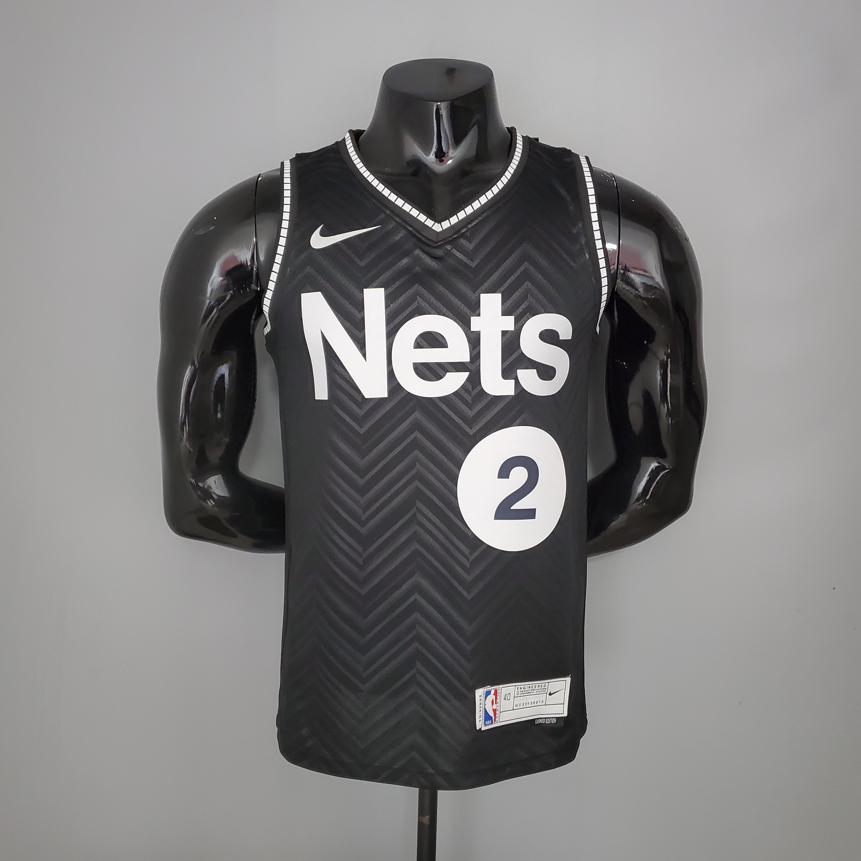 NBA Men New 2021 Brooklyn Nets Black Awarding Version #2 GRIFFIN Jersey High Quality Name and Number Print - leoleo123123