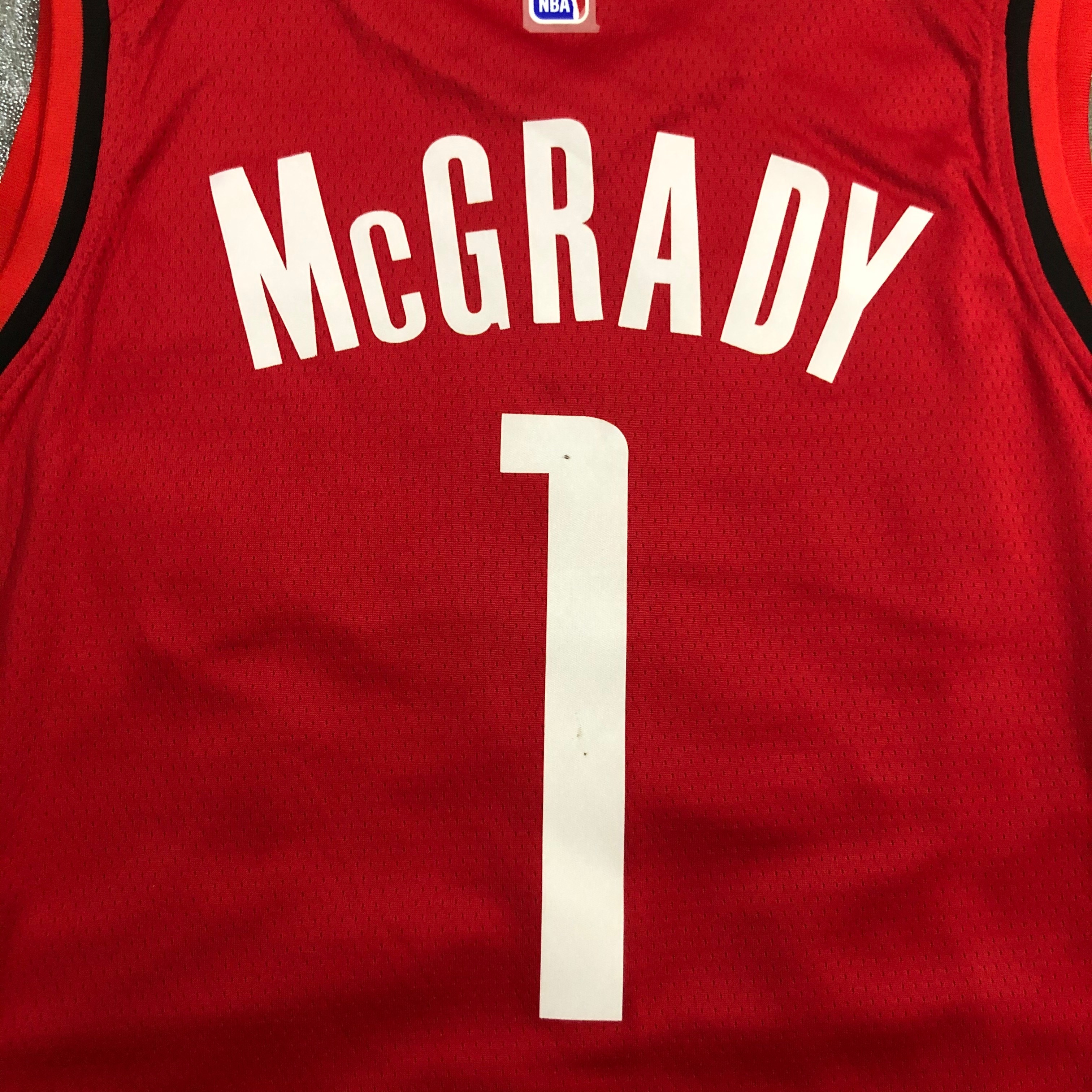 NBA Men Season 2021 Houston Rockets Red #1 MCGRADY Jersey High Quality Name and Number Print - leoleo123123