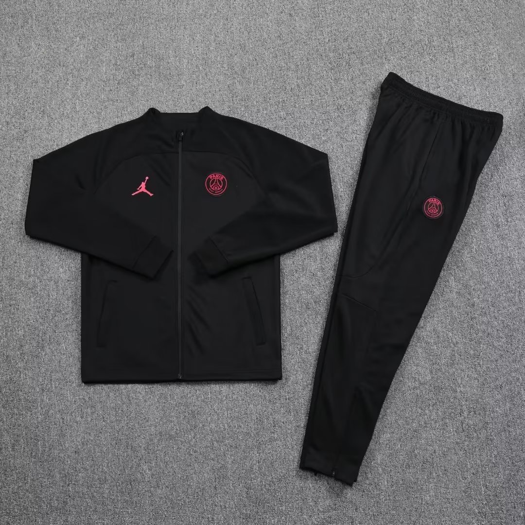 22-23 PSG Black Jacket Tracksuit Thai Quality - leoleo123123