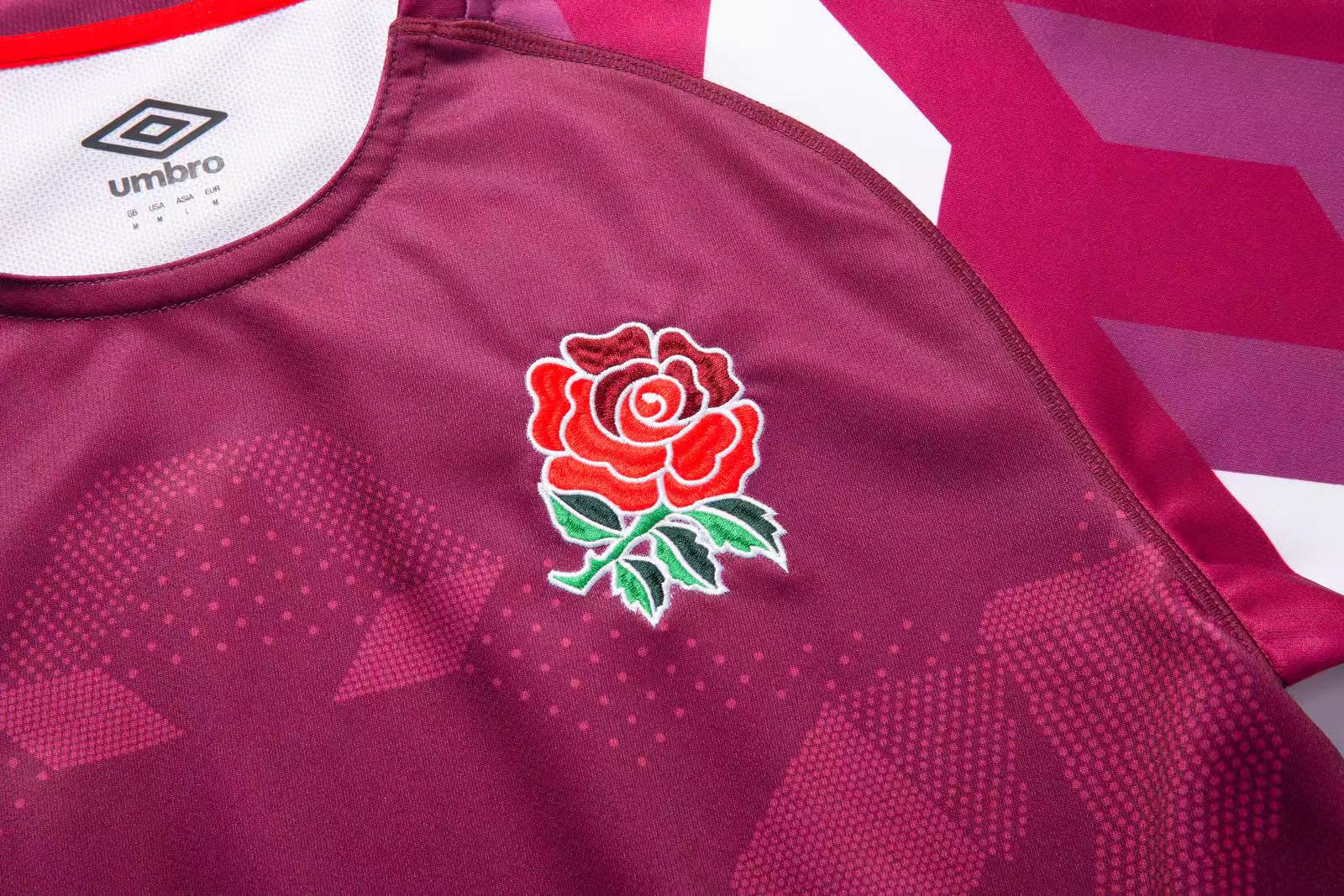 Rugby 2020-2021 England Purple-red Rugby Training Jersey High Quality - leoleo123123