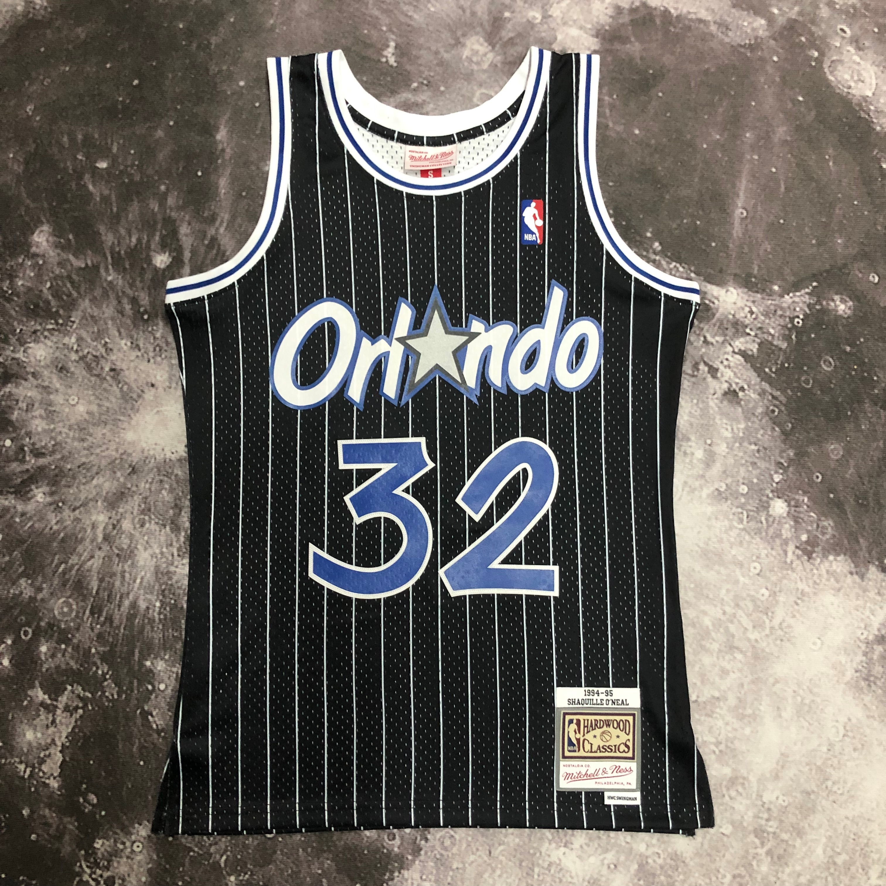 NBA Season Season 94-95 Orlando Magic Black #32 O'NEAL Jersey High Quality Name and Number Print - leoleo123123