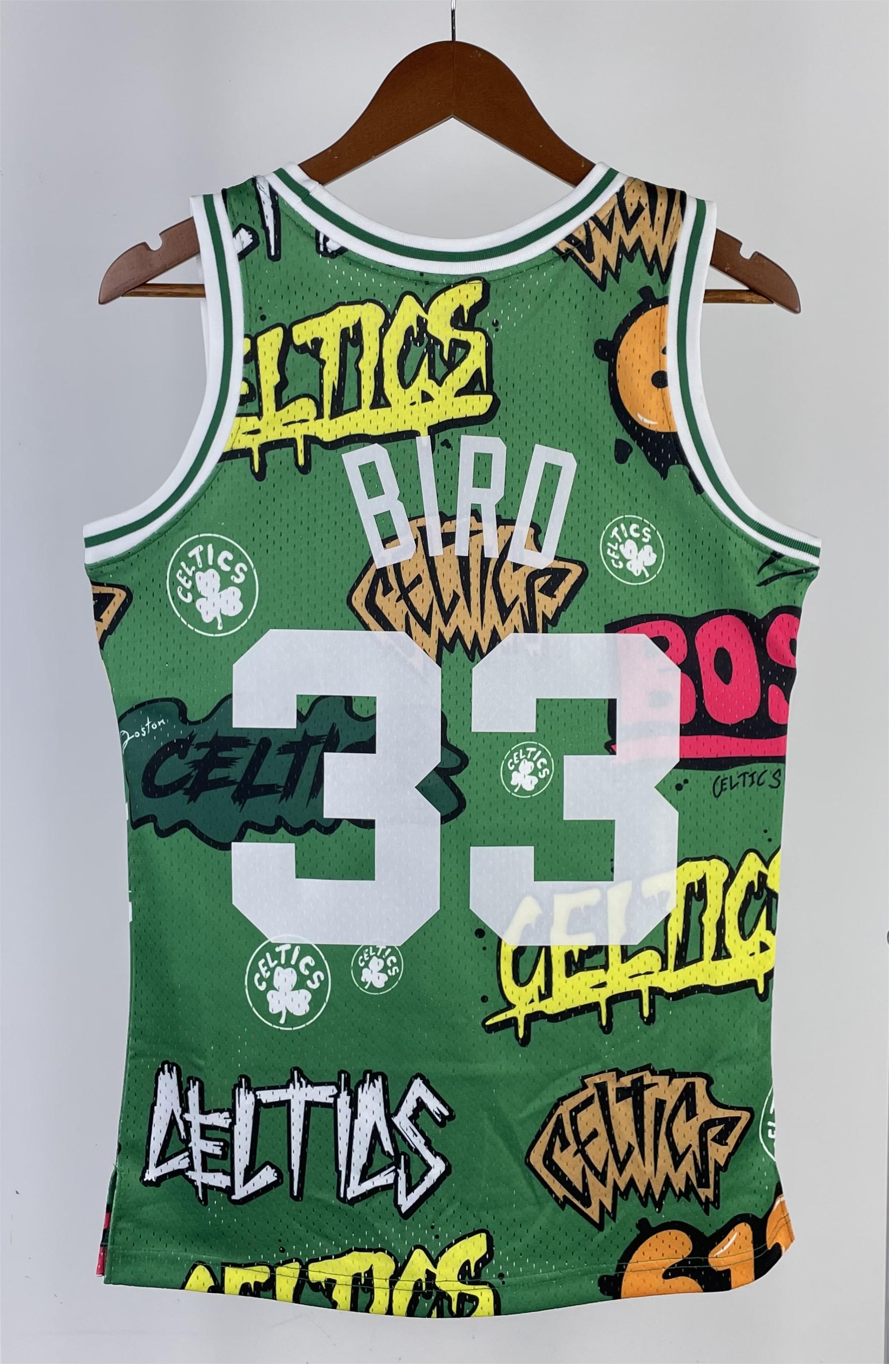 NBA Men Season 07-08 Boston Celtics Green #33 BIRD Swingman Jersey - leoleo123123