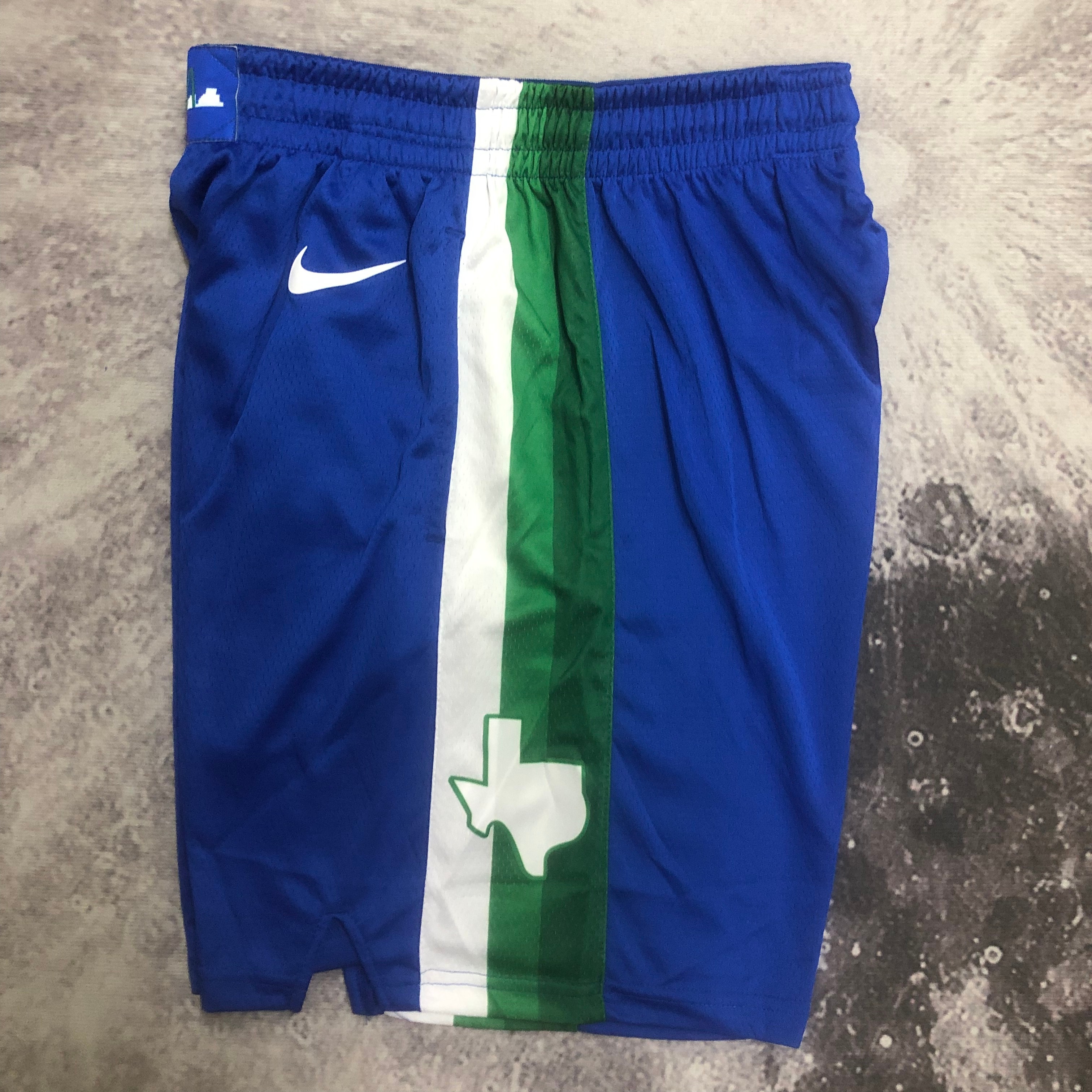 NBA Men 2023 Dallas Mavericks Blue Pant High Quality Name and Number Print - leoleo123123