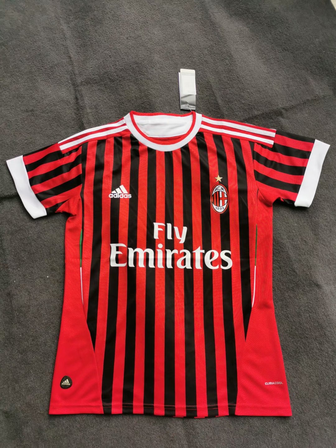 11-12 AC Milan Home Retro Jersey - leoleo123123