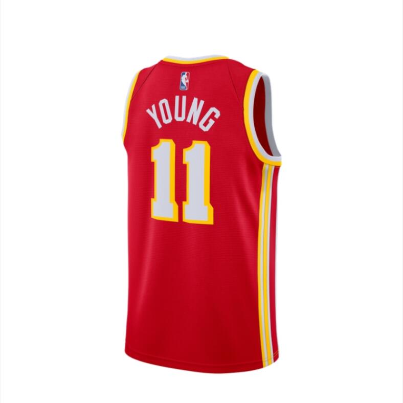 NBA Men Season 2020 Atlanta Hawks Red #11 YOUNG Jersey High Quality Name and Number Print - leoleo123123