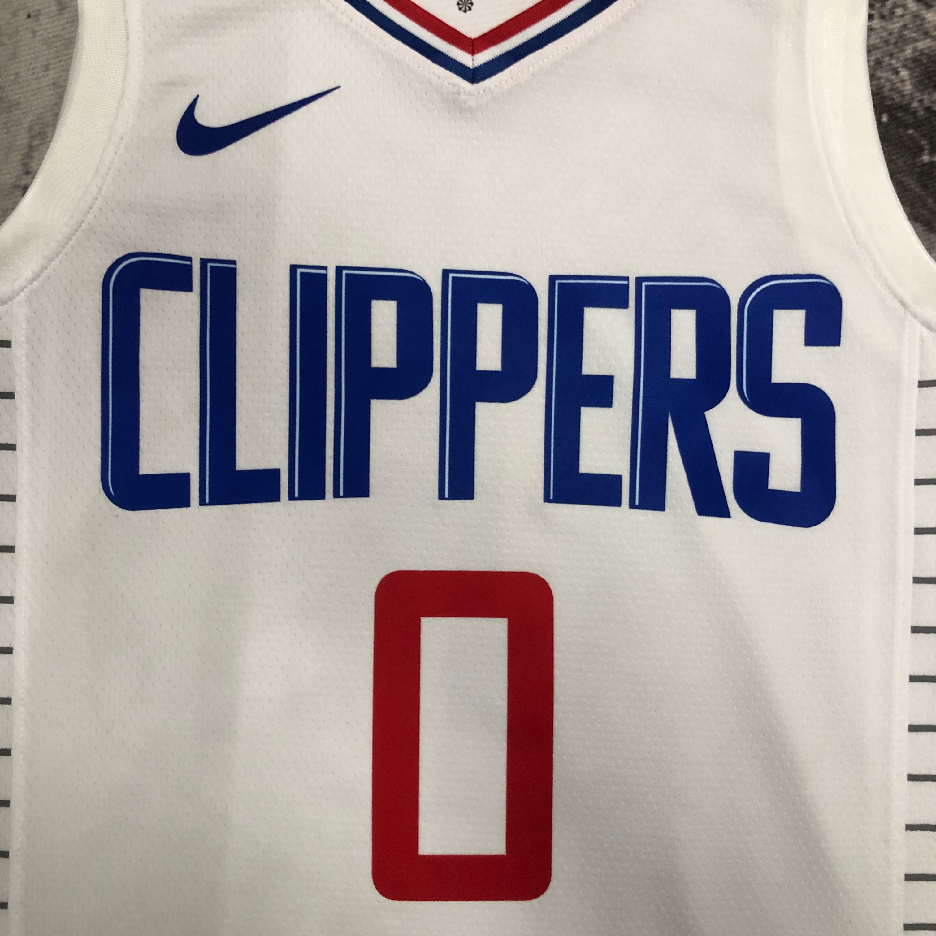 NBA Men Los Angeles Clippers White #0 WESTBROOK Jersey High Quality Name and Number Print - leoleo123123