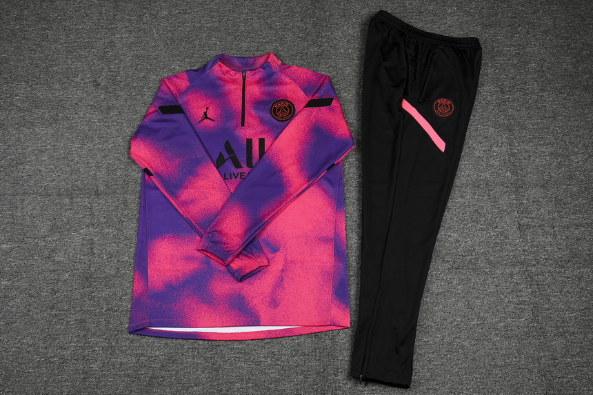 21/22 PSG Kids Pink Sweater Tracksuit Thai Quality - leoleo123123