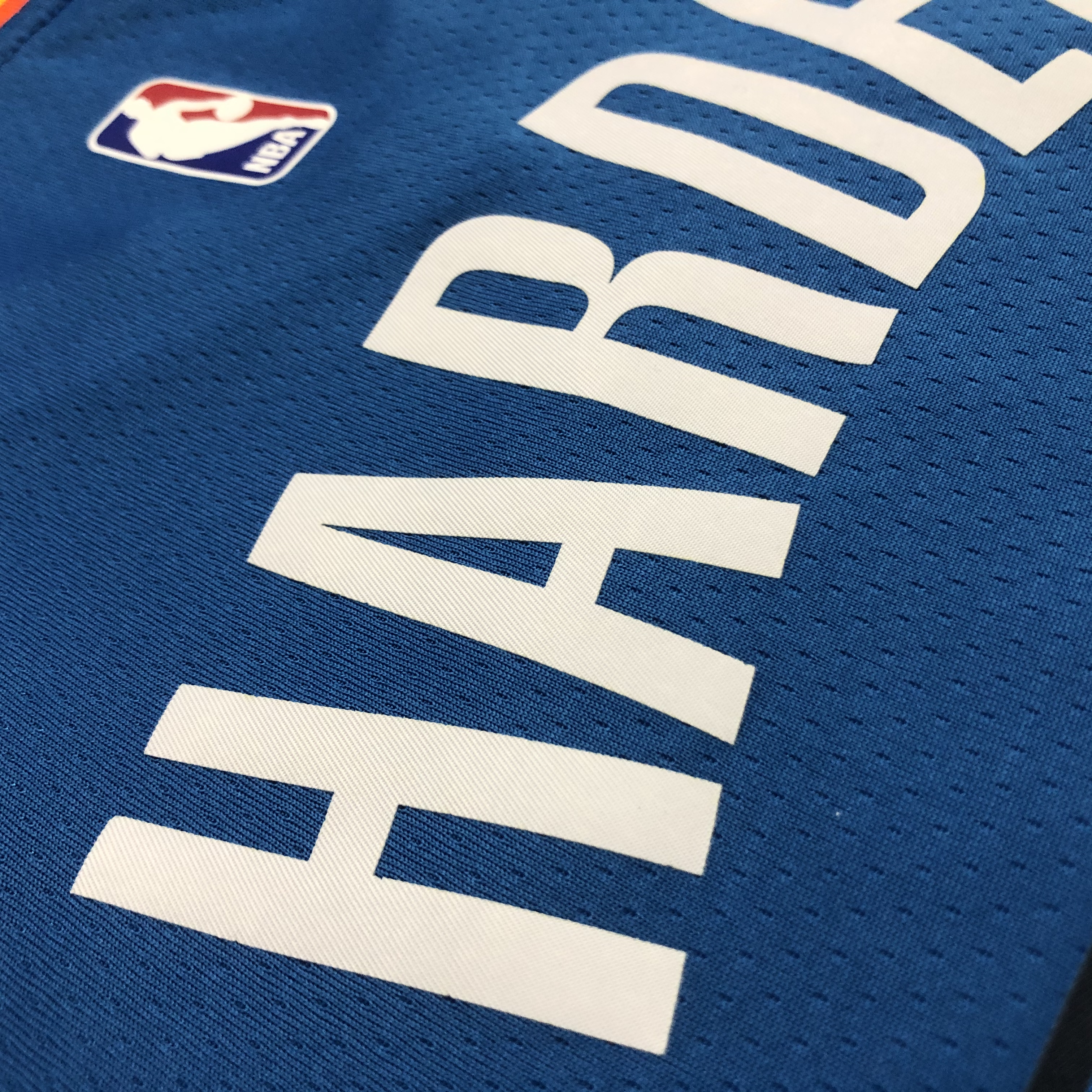 NBA Men Oklahoma City Thunder Blue #13 HARDEN Jersey High Quality Name and Number Print - leoleo123123