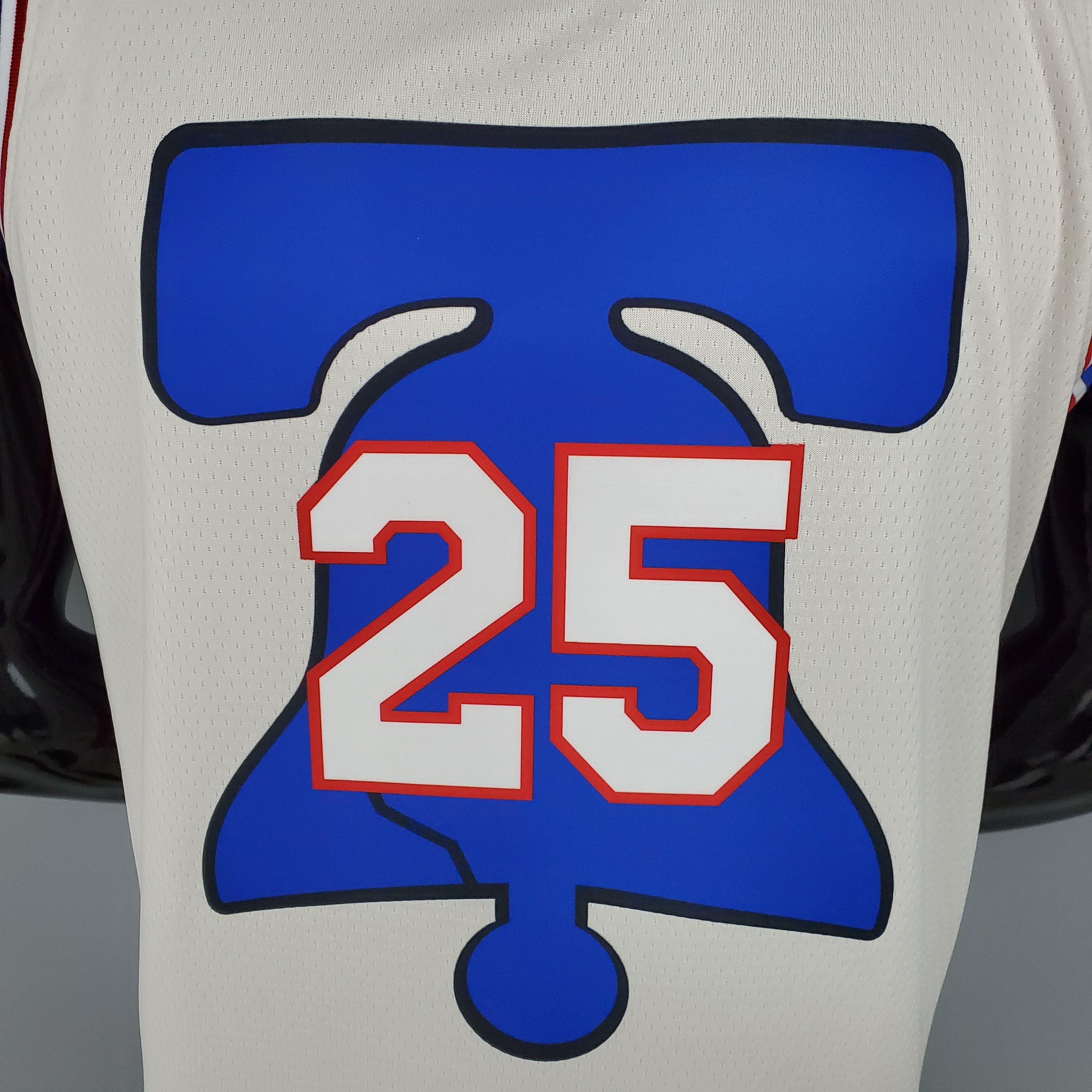 NBA Men Season 2021 Philadelphia 76ers White Rewarding Version #25 SIMMONS Jersey High Quality Name and Number Print - leoleo123123