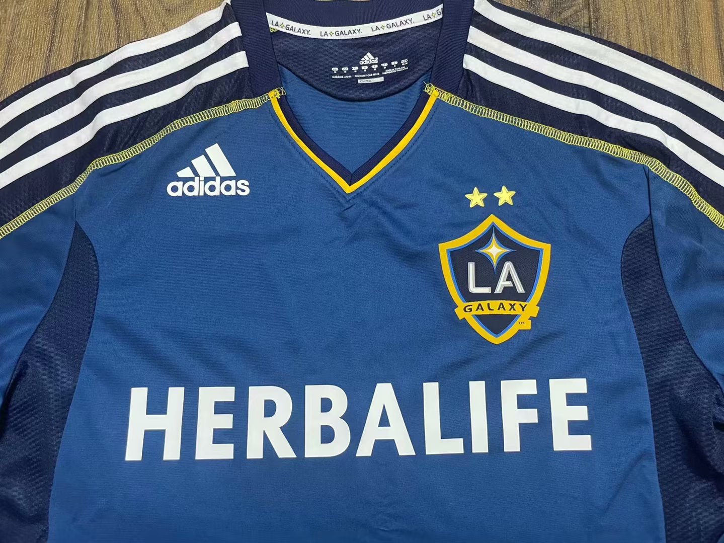 11/12 LA Galaxy Away Blue Retro Jersey Fans Version - leoleo123123