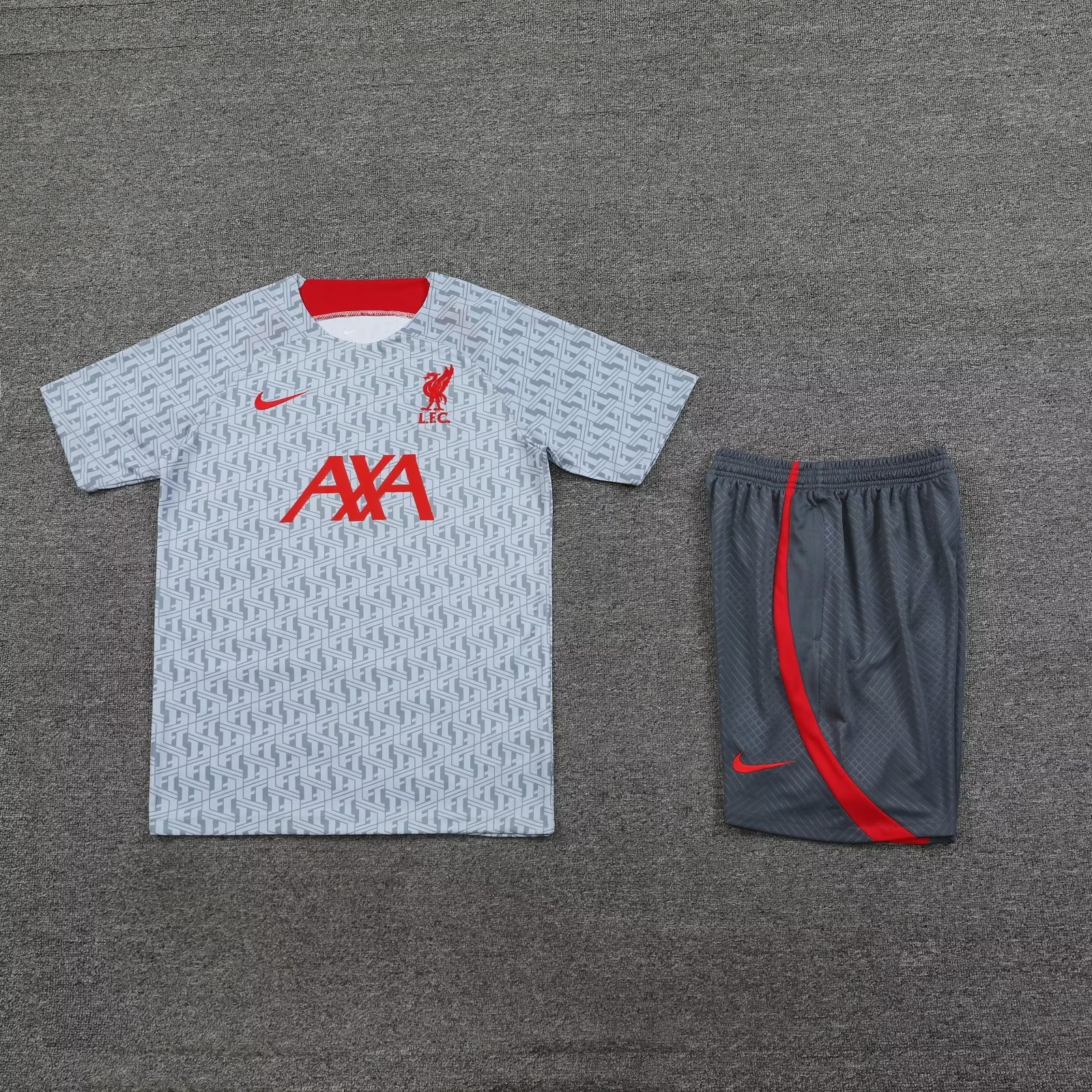 23/24 Liverpool Training Set-GreyTraining Tracksuit - leoleo123123