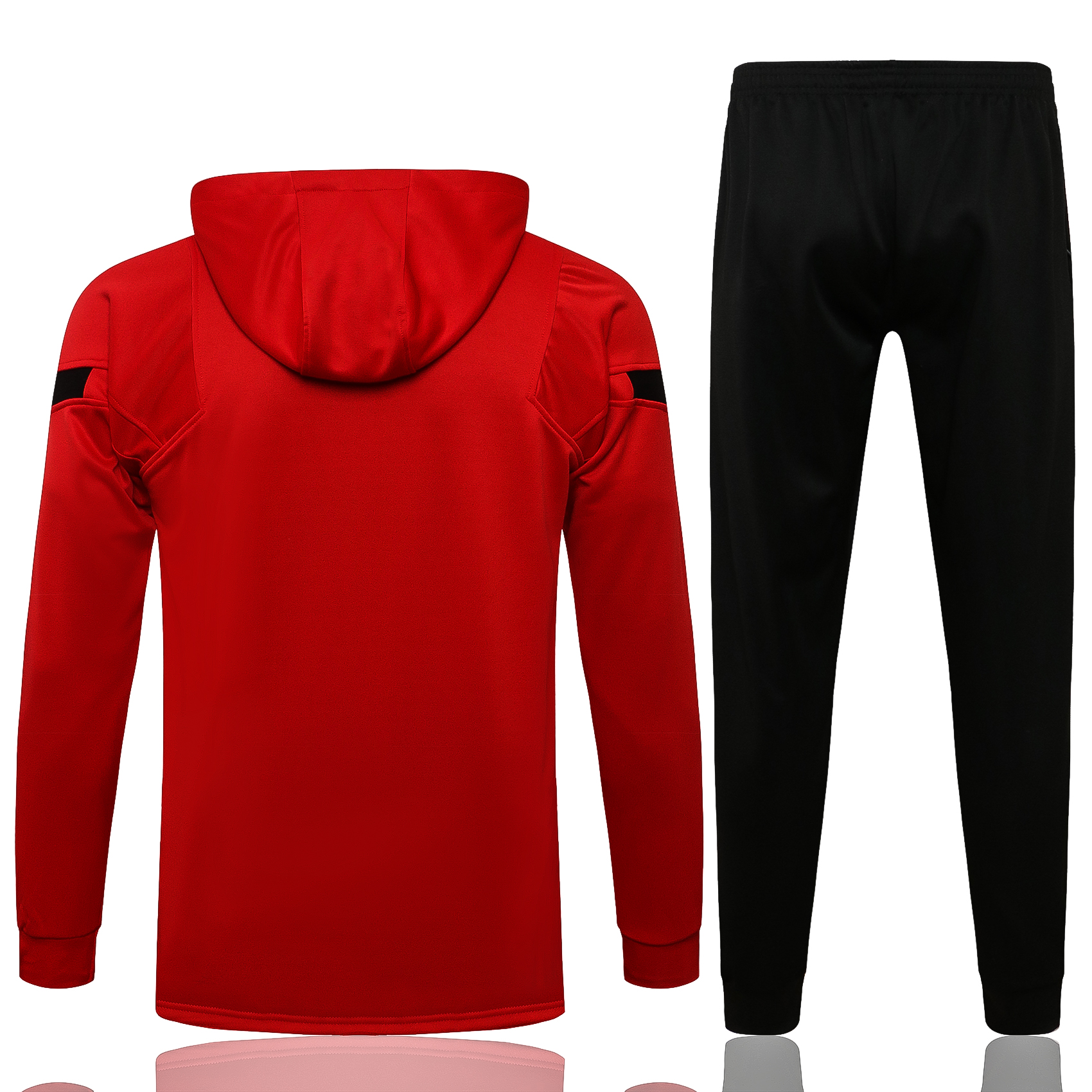21-22 At Madrid Red Jacket with Cap Tracksuit Thai Quality - leoleo123123