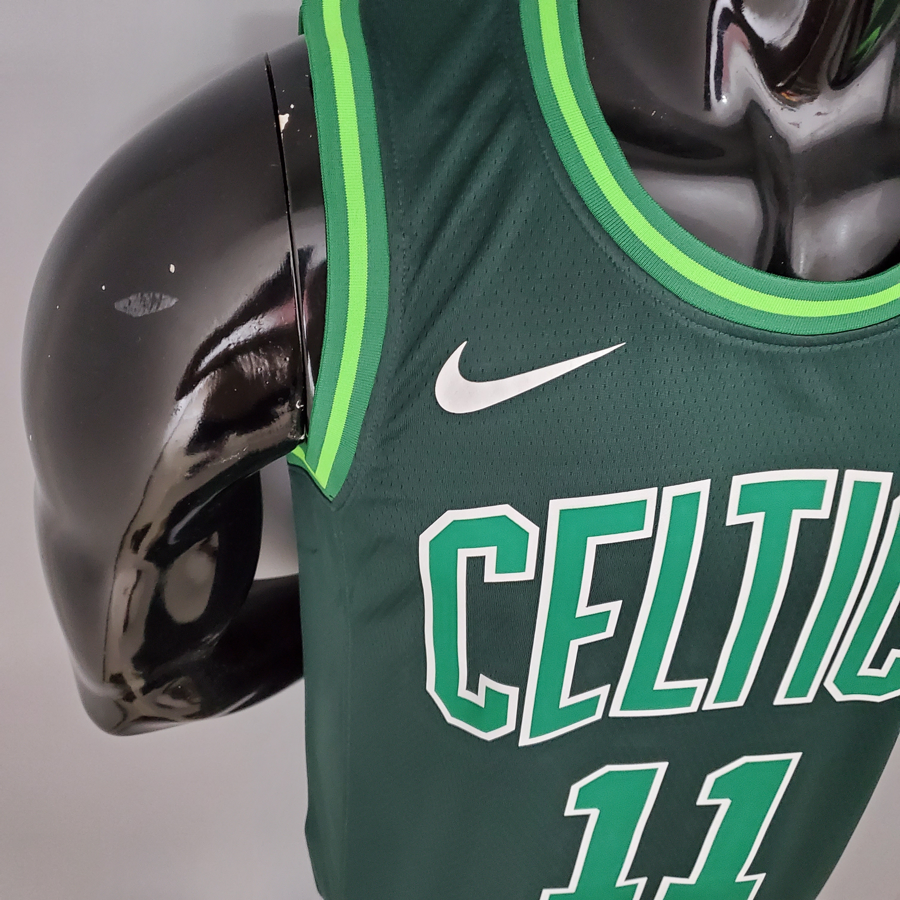 NBA Season 2021 Boston Celtics Dark Green Rewarding Version #11 IRVING Jersey High Quality Name and Number Print - leoleo123123