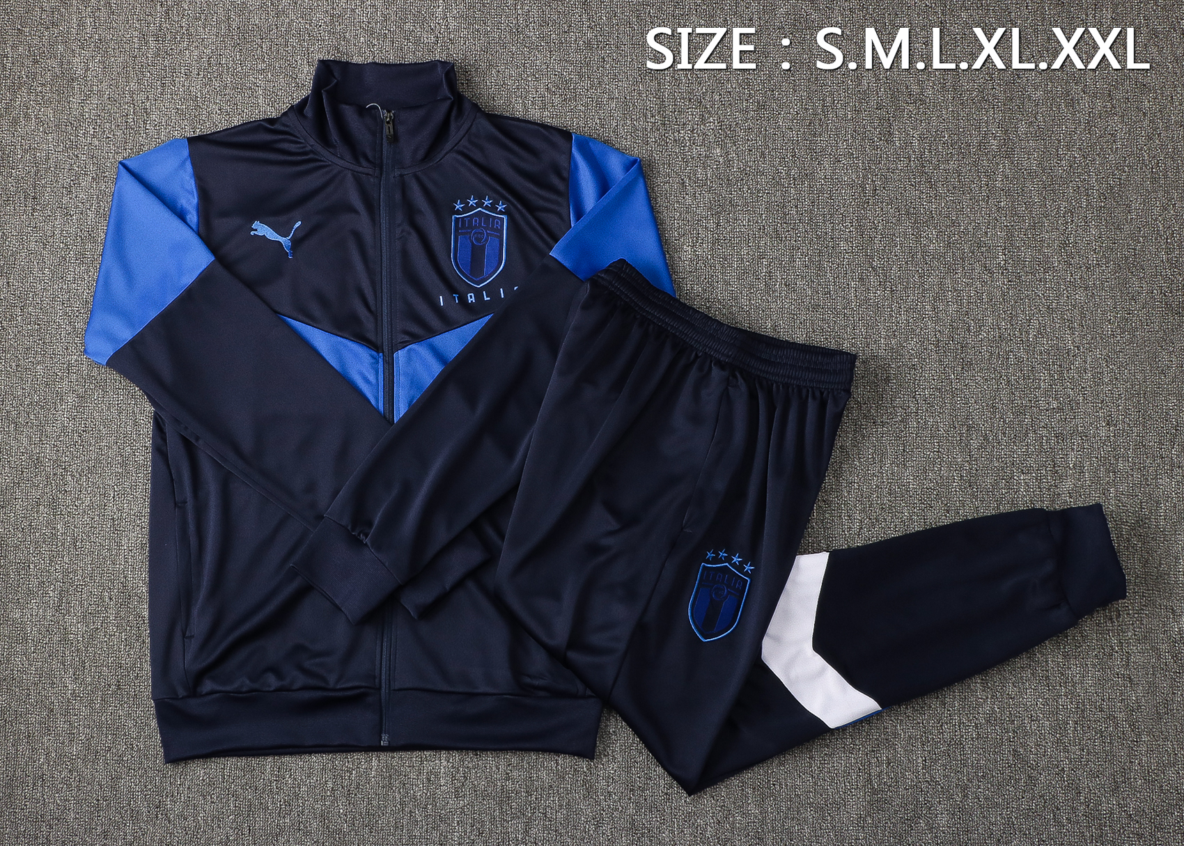 21-22 Italy Black Jacket Tracksuit Thai Quality - leoleo123123