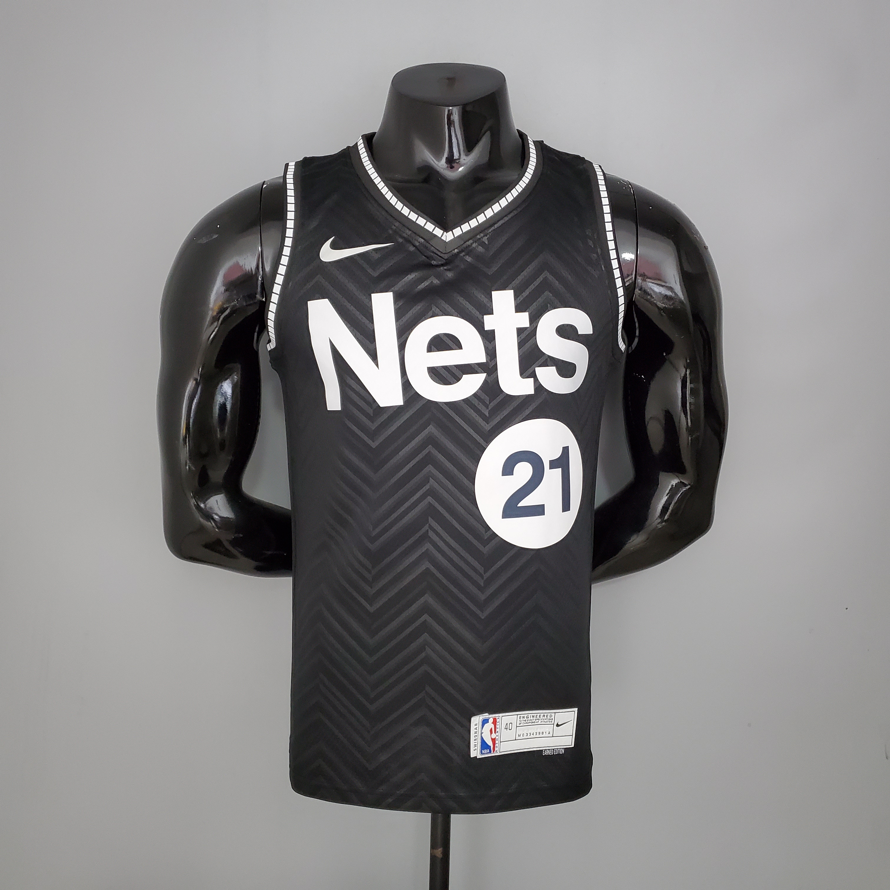 NBA Men New 2021 Brooklyn Nets Black Awarding Version #21 ALDRIDGE Jersey High Quality Name and Number Print - leoleo123123