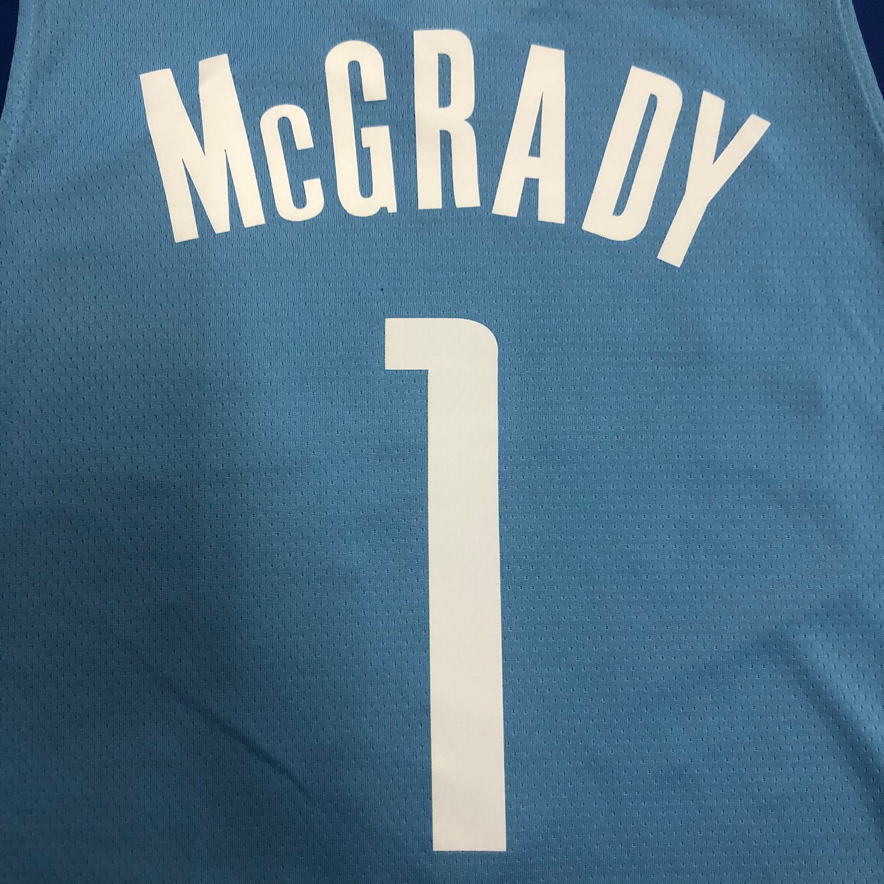 NBA Men Season 2021 Houston Rockets Light Blue City #1 MCGRADY Jersey High Quality Name and Number Print - leoleo123123