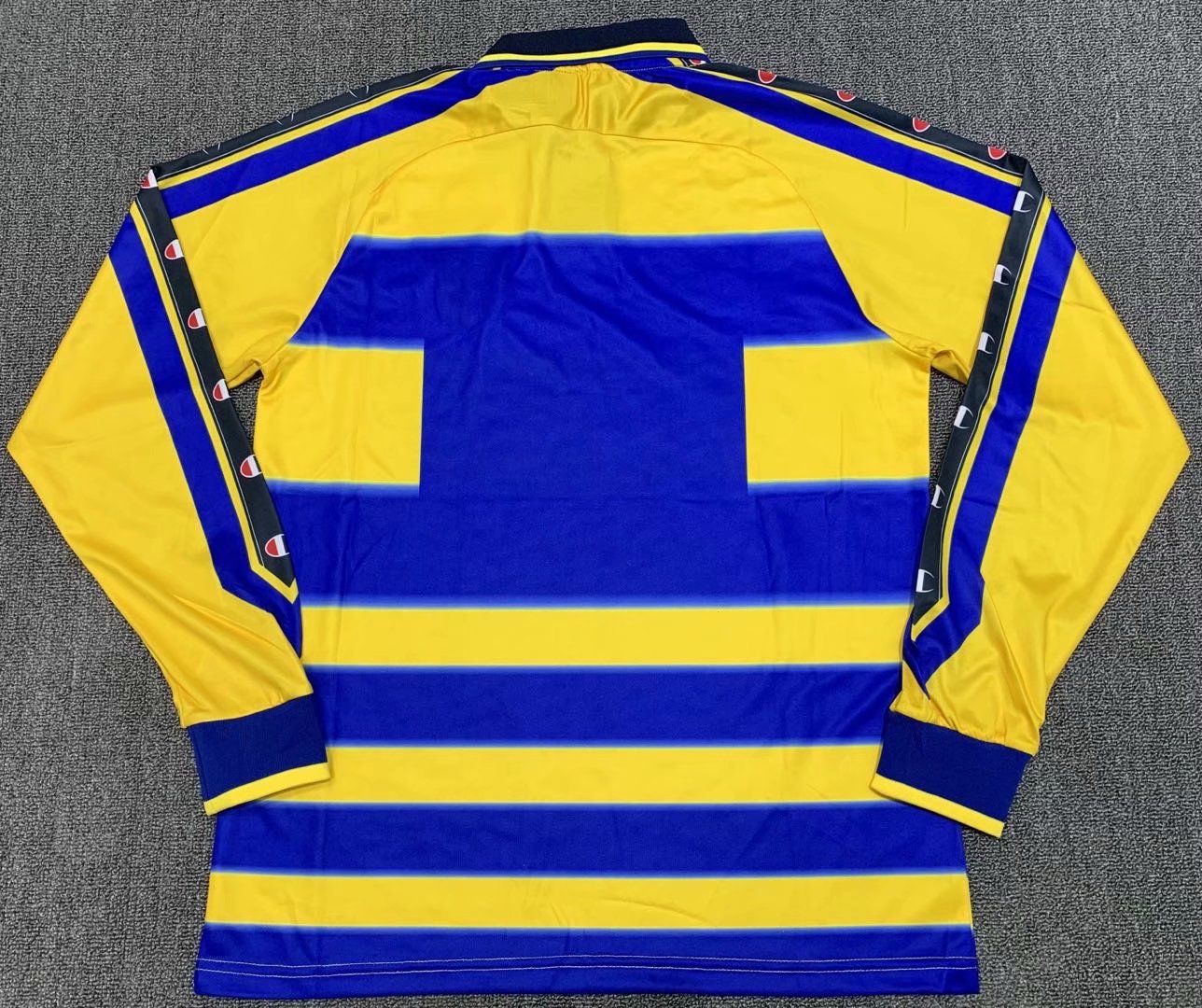 99-00 Parma Away Retro Jersey Long Sleeve Thai Quality - leoleo123123