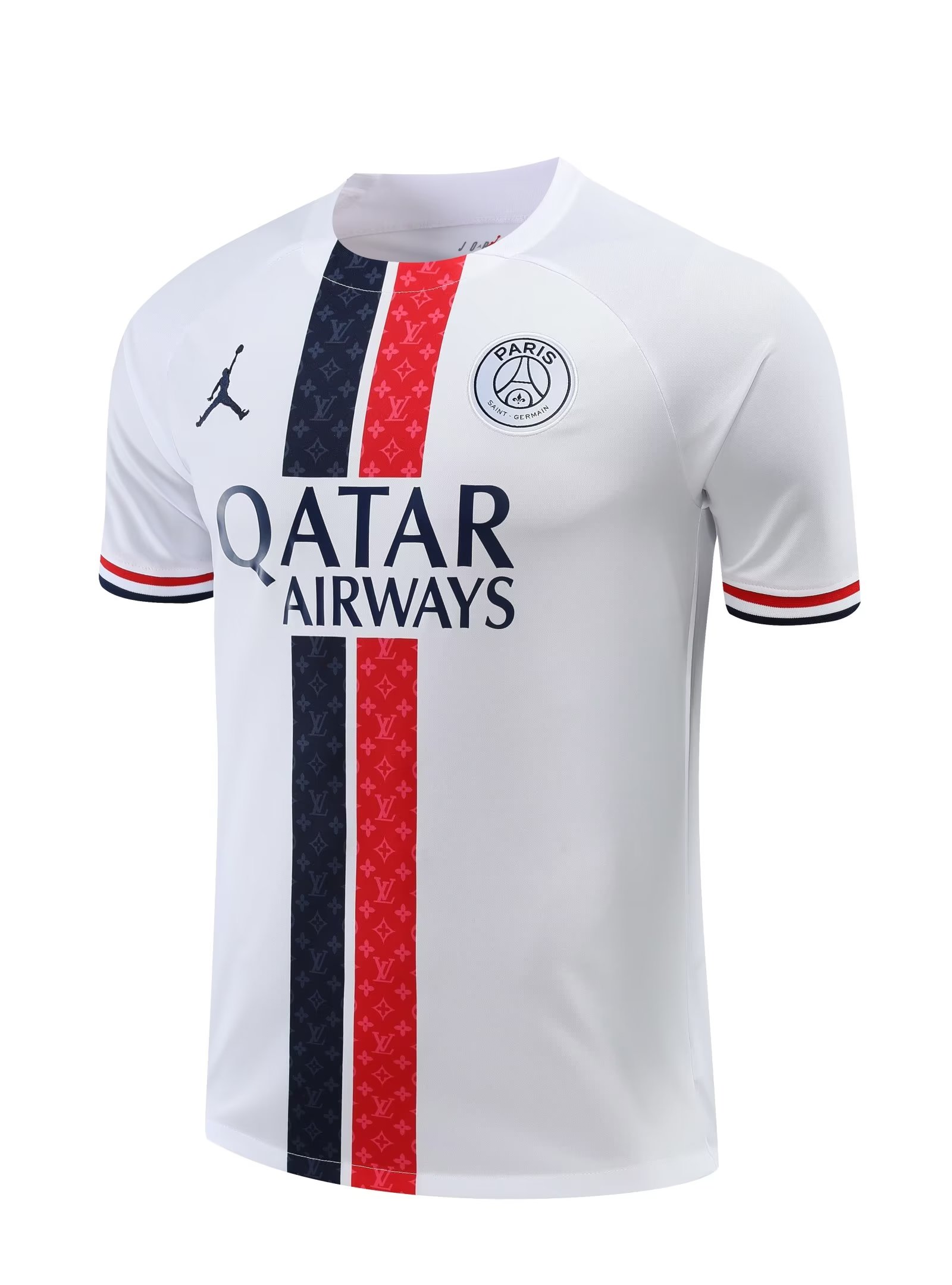 23/24 PSG Jordan Training Jersey White Color Fans Version - leoleo123123