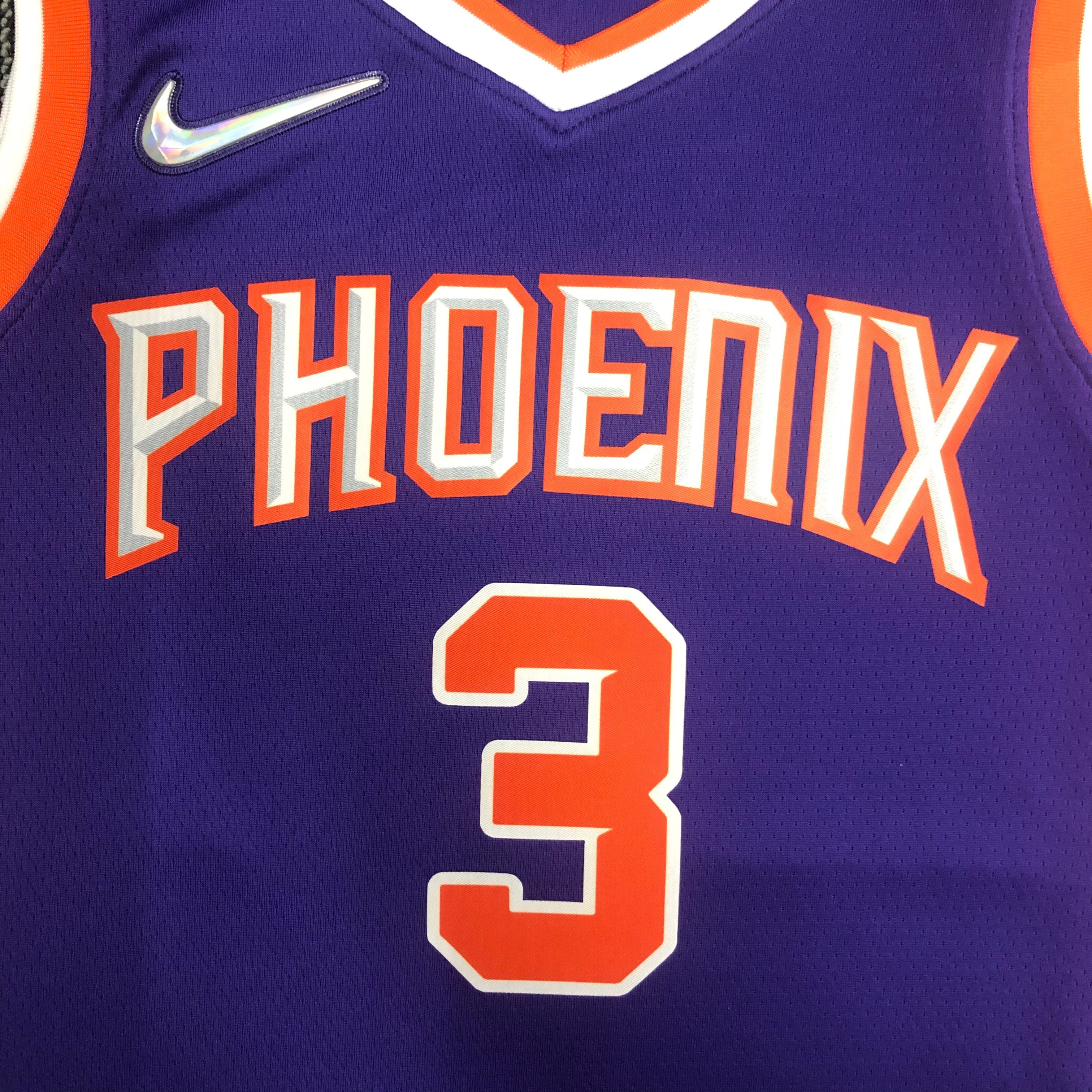 NBA Men 75 Anniversary Phoenix Suns Purple #3 PAUL Jersey High Quality Name and Number Print - leoleo123123