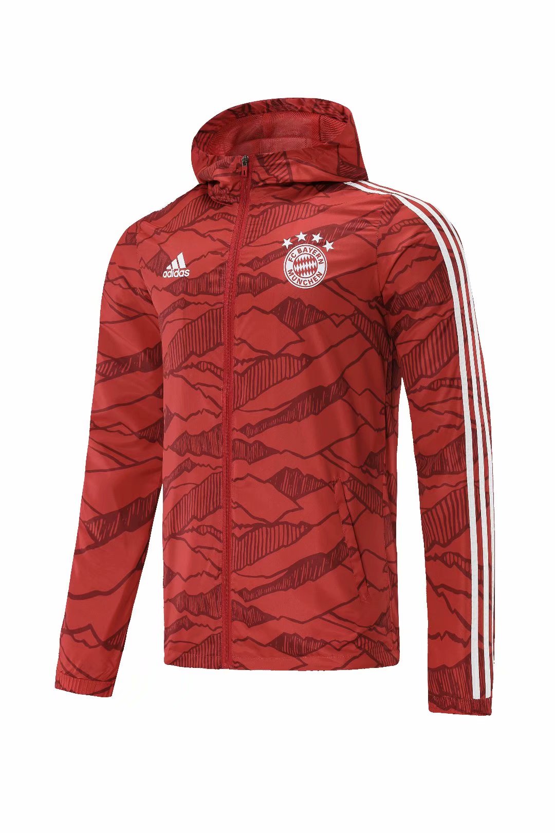 21-22 Bayern Munich Red Windbreaker Jacket Thai Quality - leoleo123123