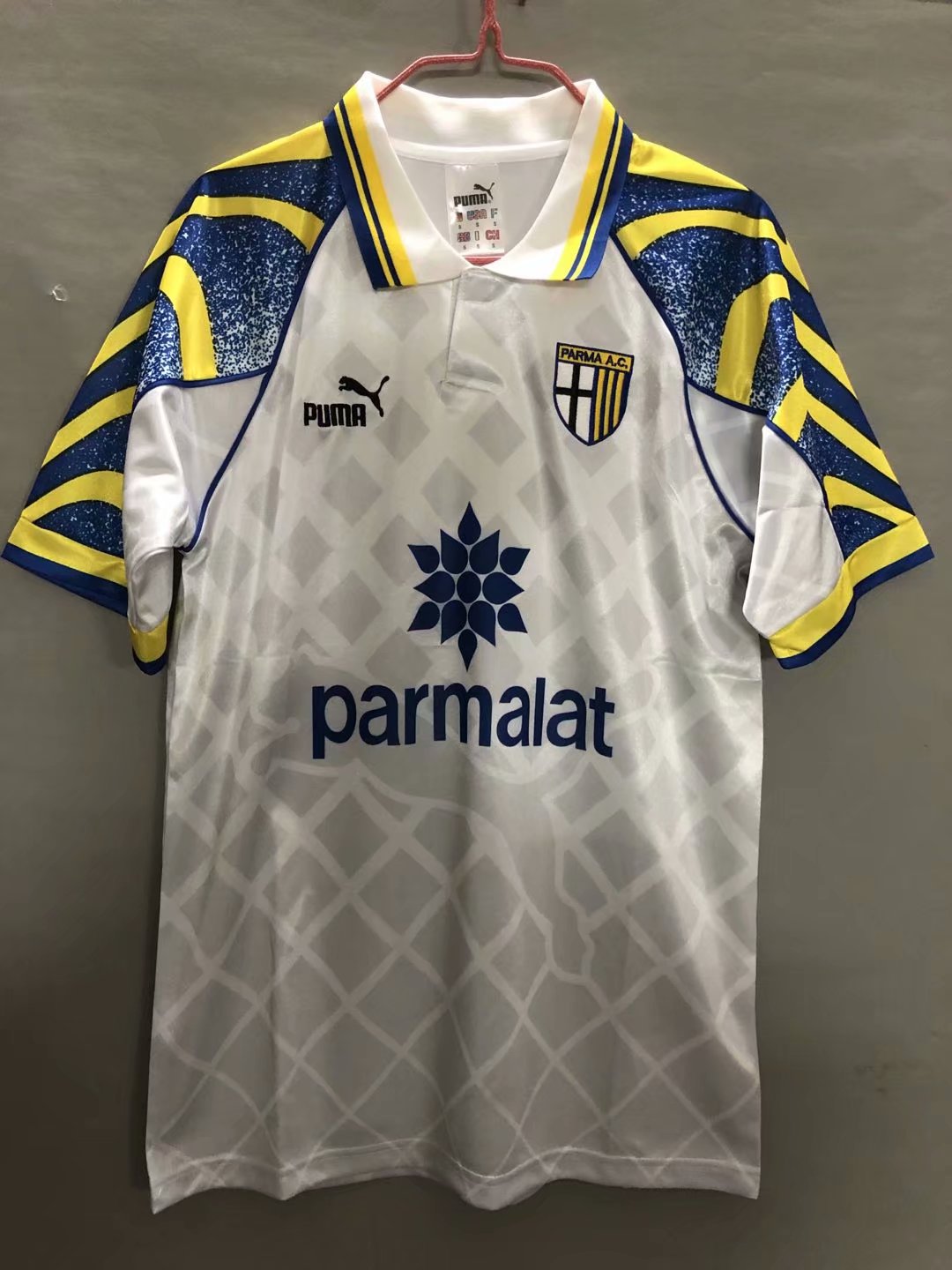 95/97 Parma White Retro Jersey Thai Quality - leoleo123123