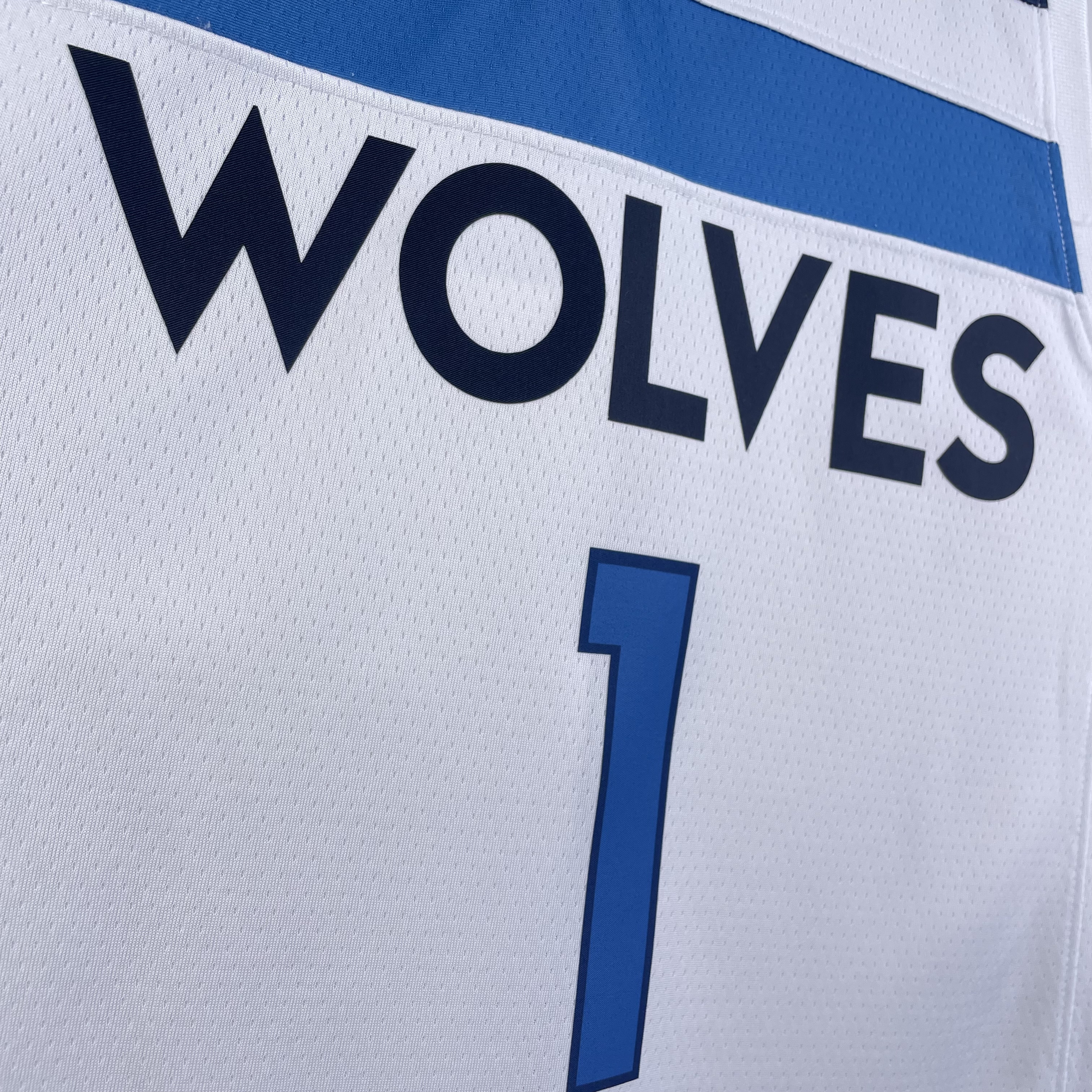 NBA Men 2023 Minnesota Timberwolves White #1 ANDERSON Jersey High Quality Name and Number Print - leoleo123123