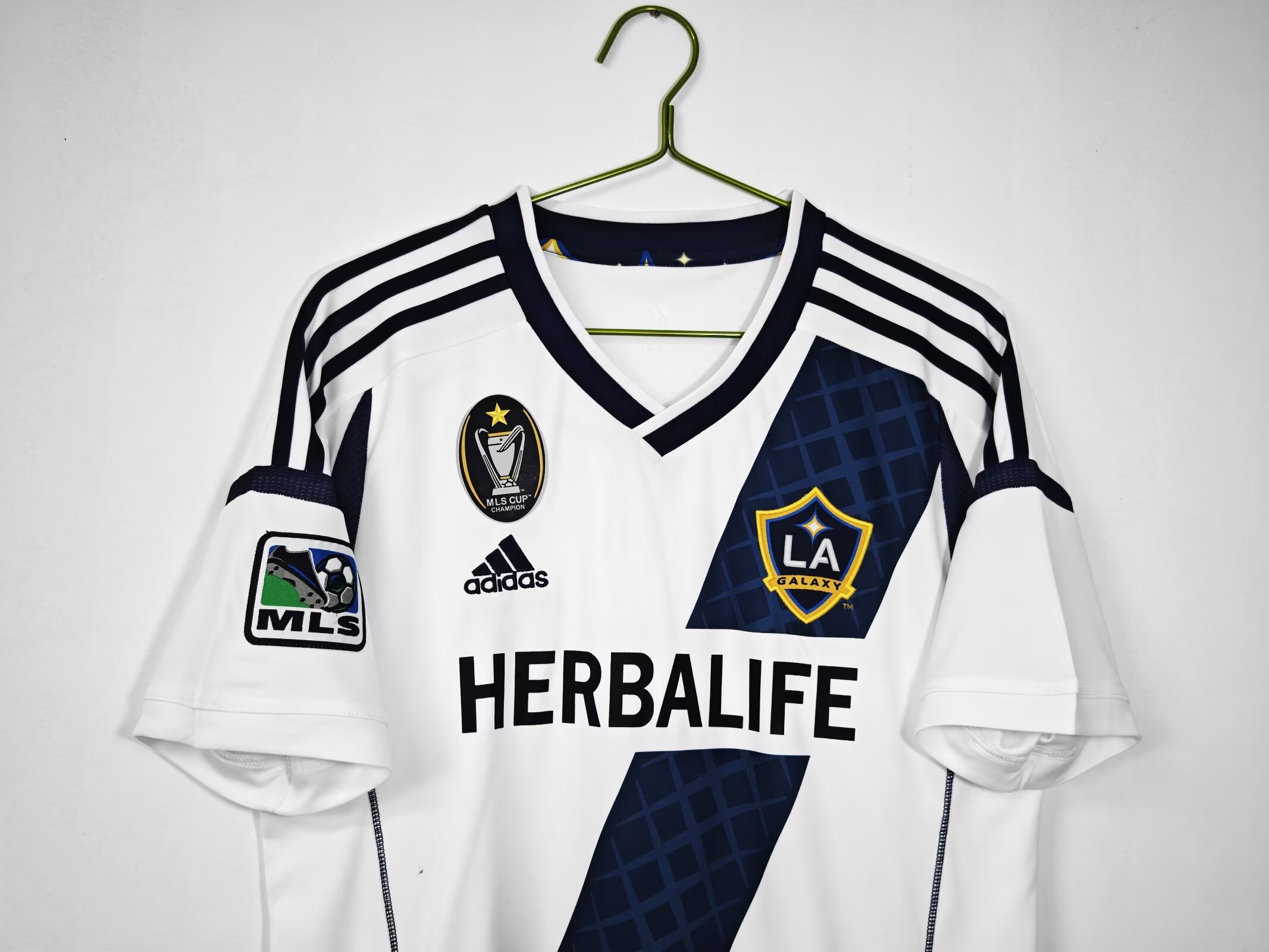 2012 LA Galaxy Home Retro Jersey Fans Version - leoleo123123