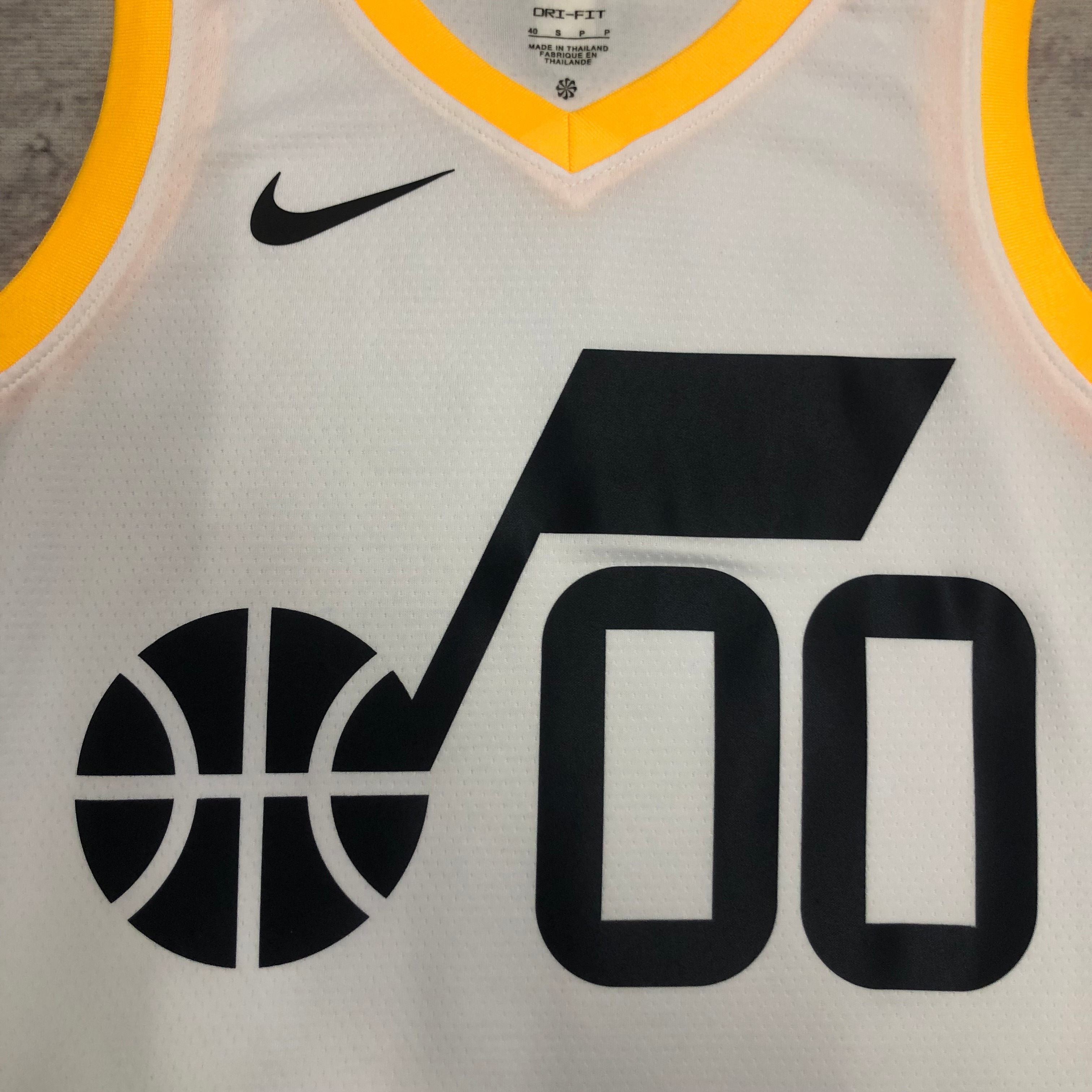 NBA 2023 Men Utah Jazz White #00 CLARKSON Jersey High Quality Name and Number Print - leoleo123123