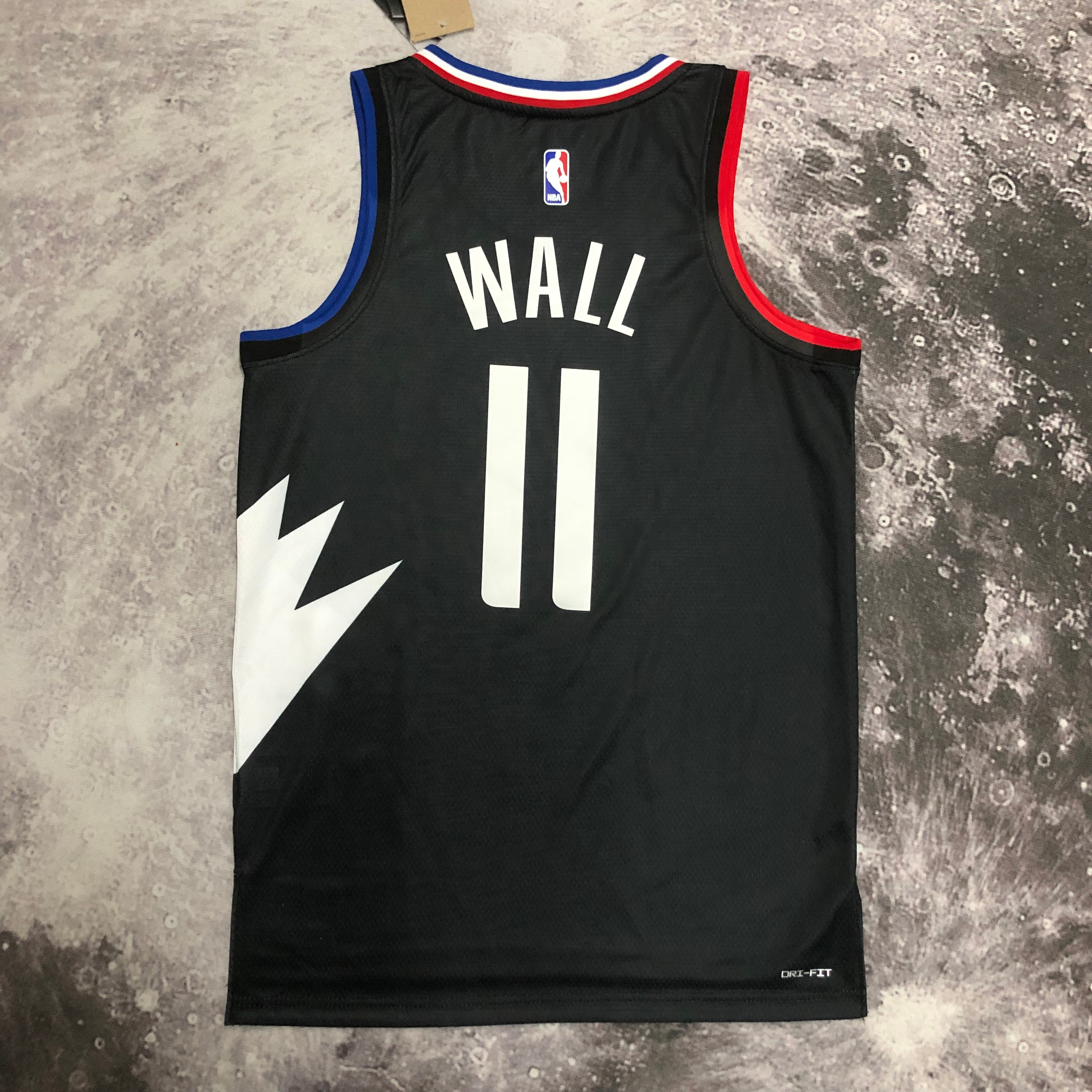 NBA Men 2023 Los Angeles Clippers Black with Jordan Logo #11 WALL Jersey High Quality Name and Number Print - leoleo123123