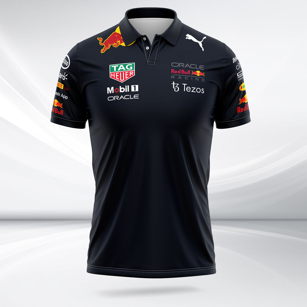 2022 Red Bull Racing Dark Blue F1 Team POLO T-Shirt - leoleo123123