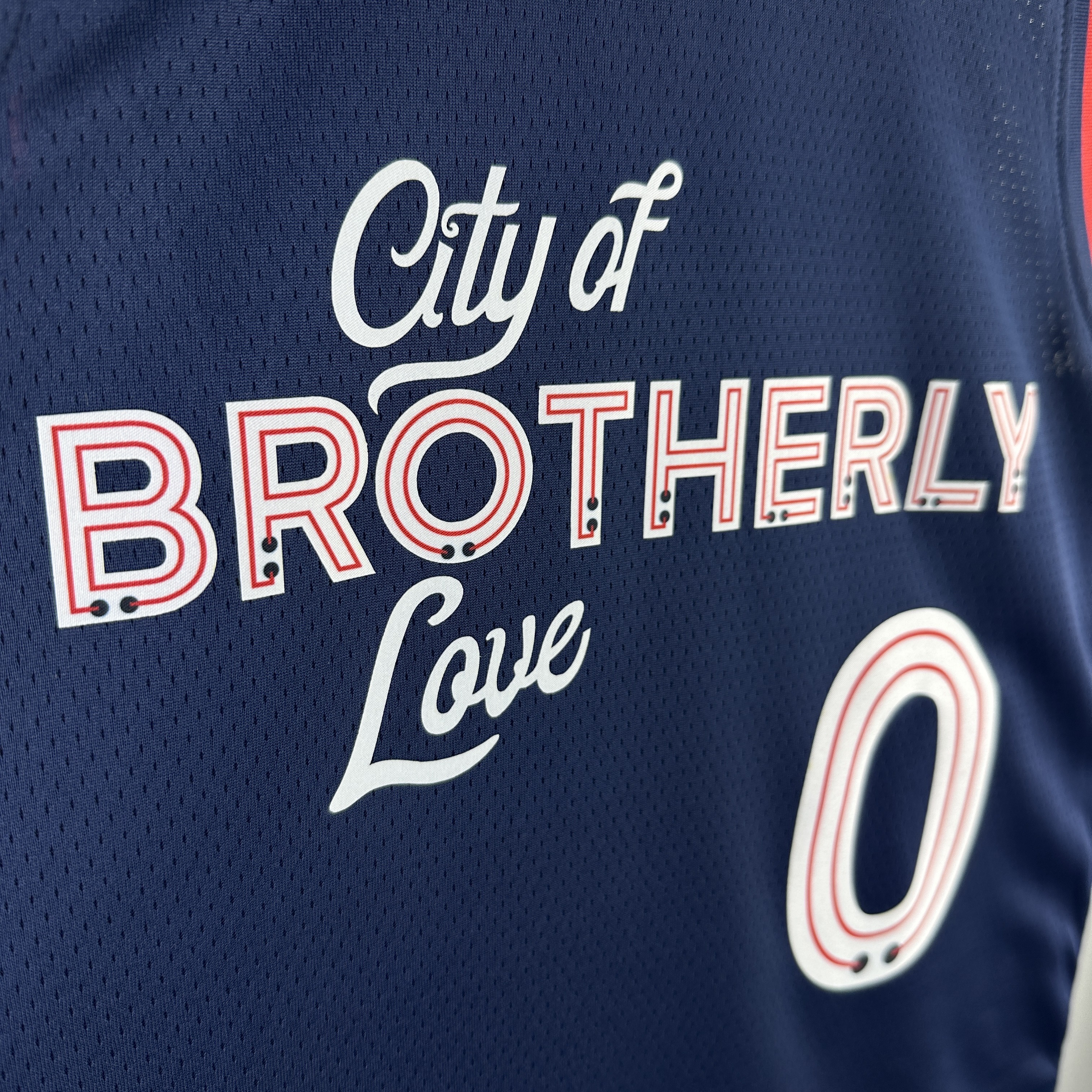 NBA Men 2024 Philadelphia 76ers Navy City Edition #0 MAXEY Swingman Jersey - leoleo123123