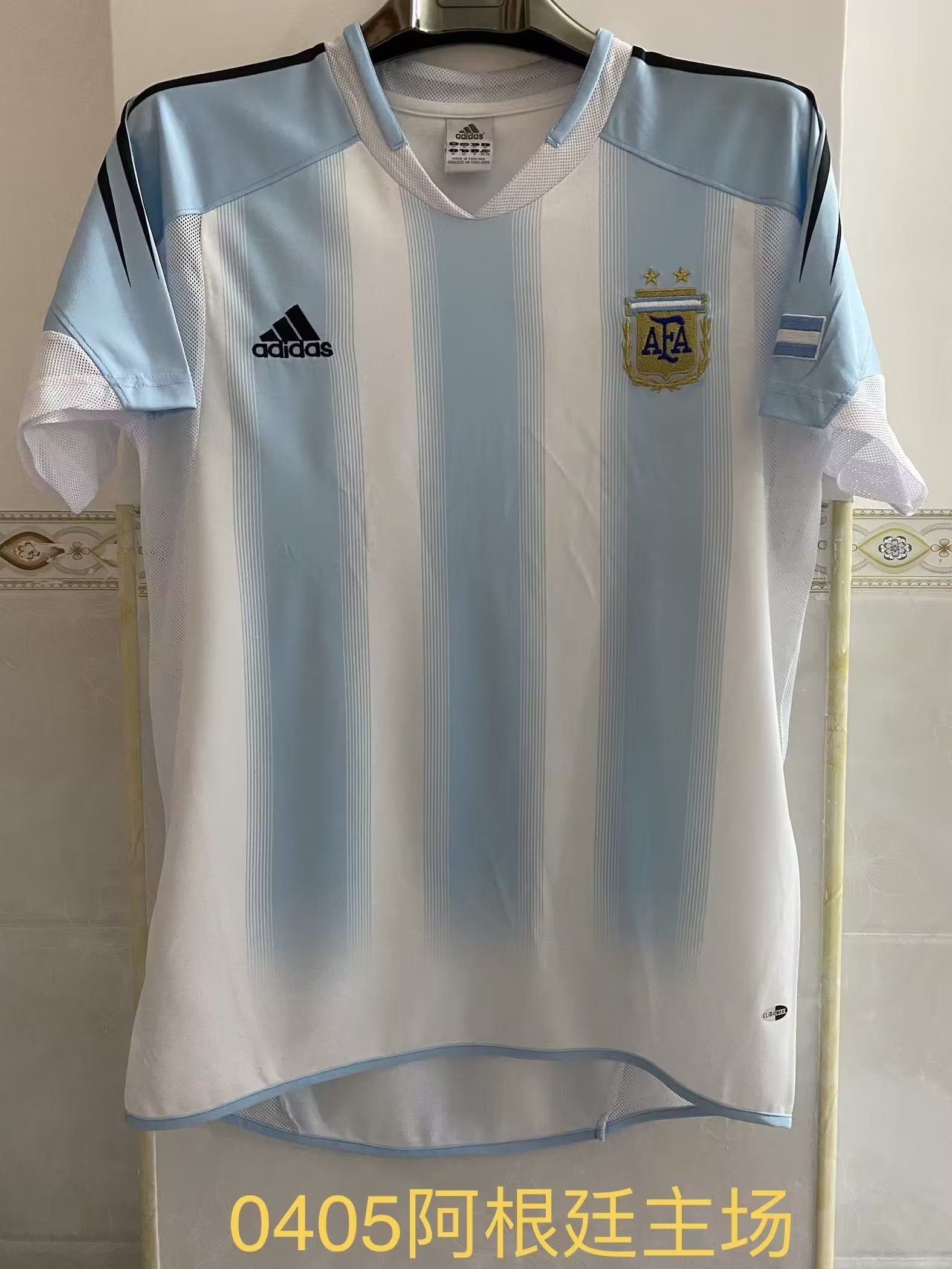 04/05 Argentina Home Retro Jersey Fans Version - leoleo123123