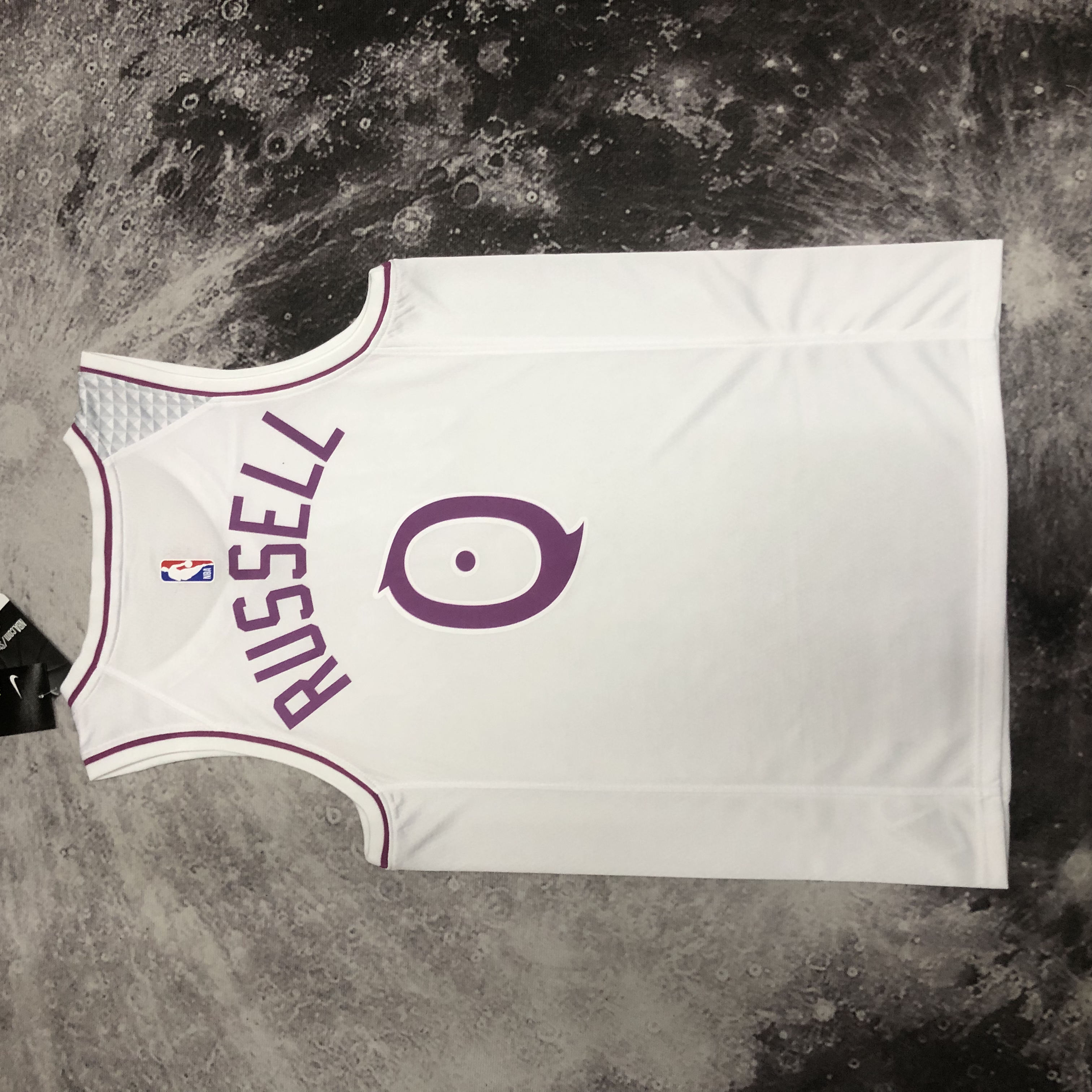 NBA Men Minnesota Timberwolves White #0 RUSSELL Jersey High Quality Name and Number Print - leoleo123123