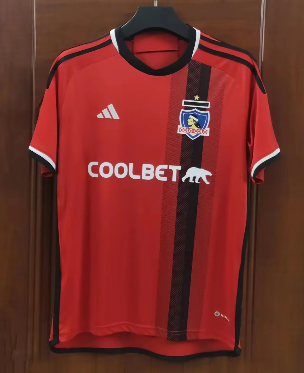 23/24 Colo-Colo Away Red Fans Soccer Jersey - leoleo123123