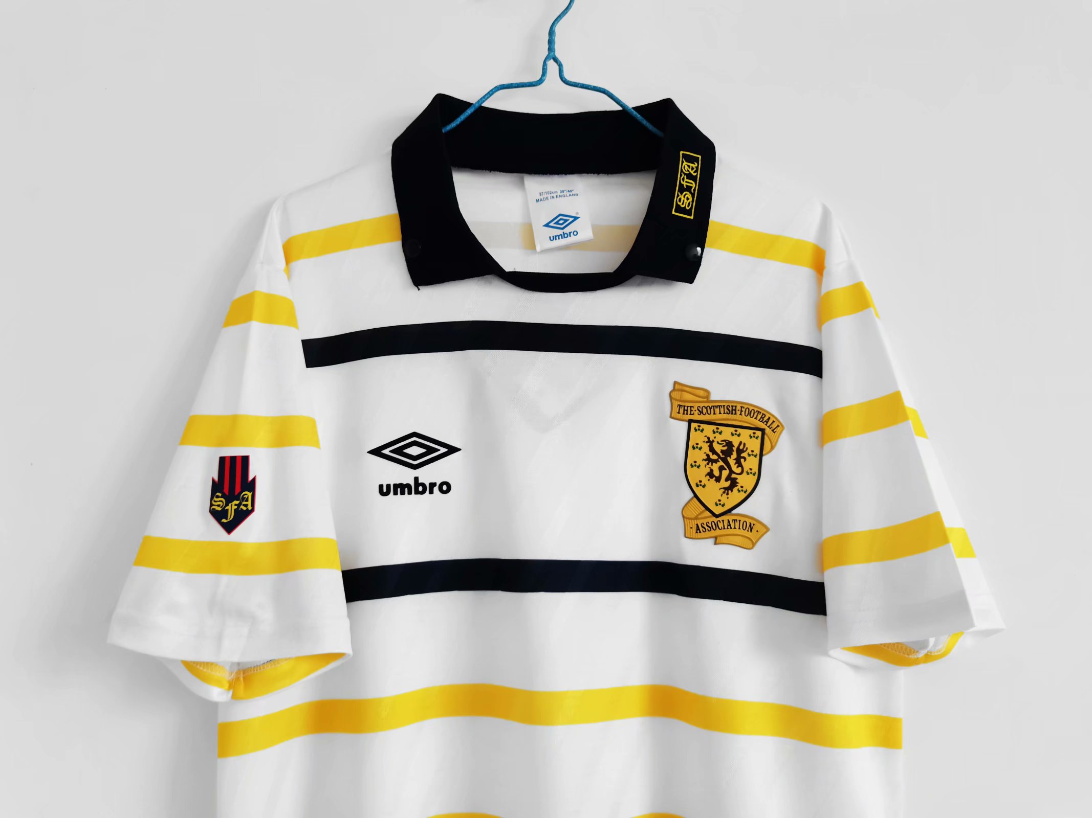 88-91 Scotland Away Retro Jersey - leoleo123123