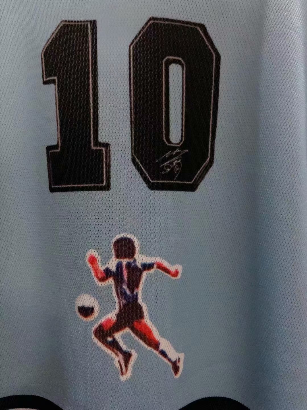 2001 Maradona Special Jersey Retro Jersey - leoleo123123