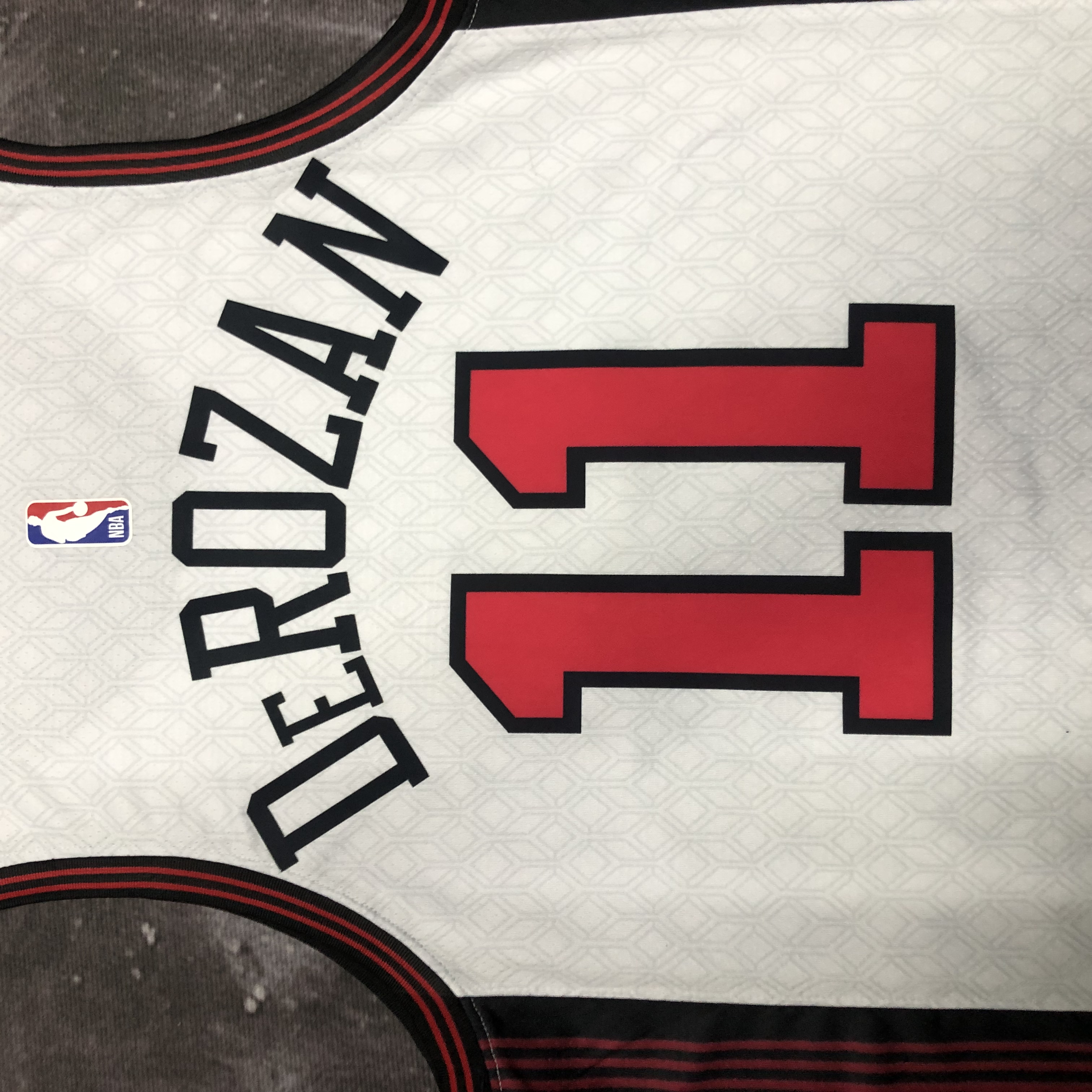 NBA Men 2023 Chicago Bulls City Version White #11 DEROZAN Jersey High Quality Name and Number Print - leoleo123123