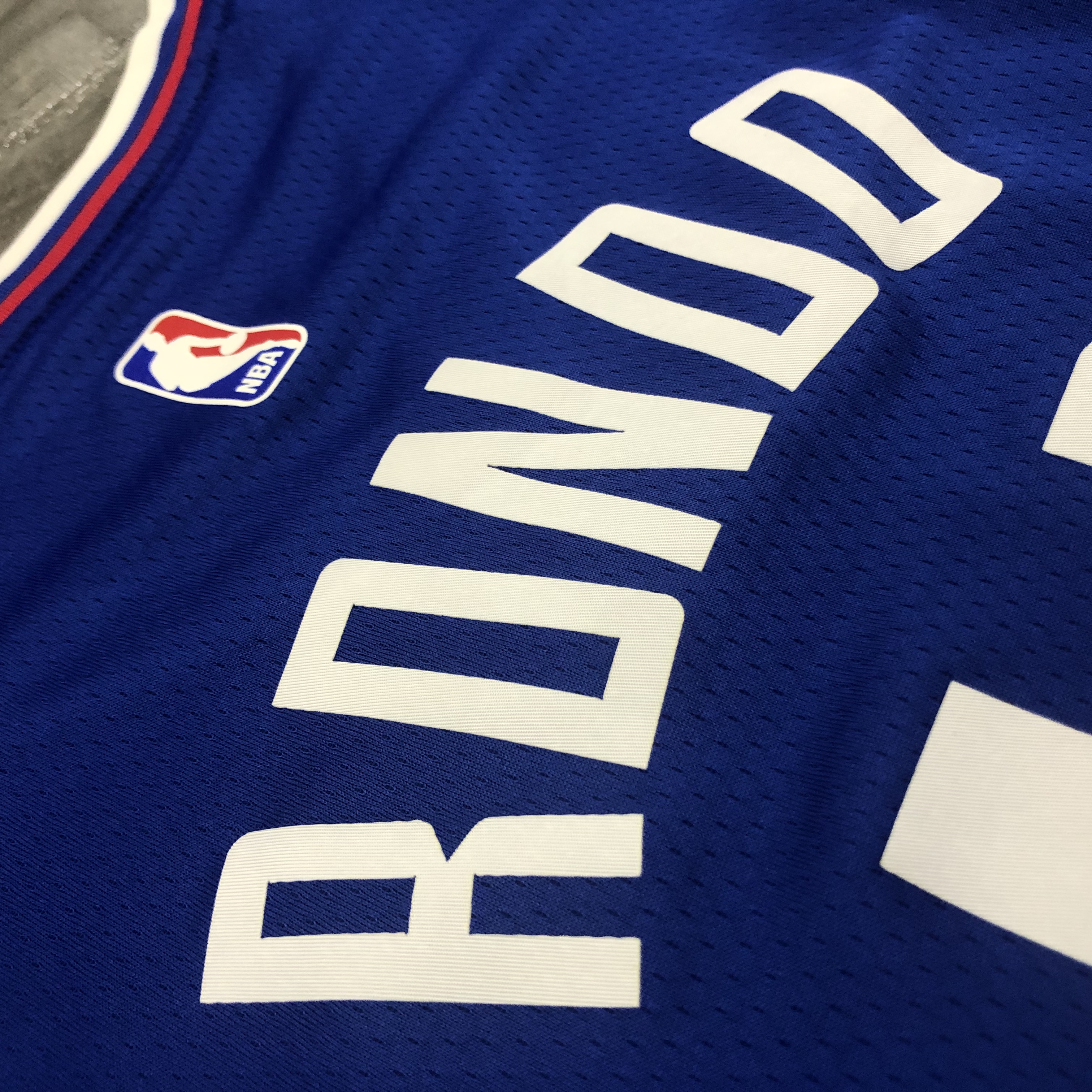 NBA Men Los Angeles Clippers Blue #4 RONDO Jersey High Quality Name and Number Print - leoleo123123